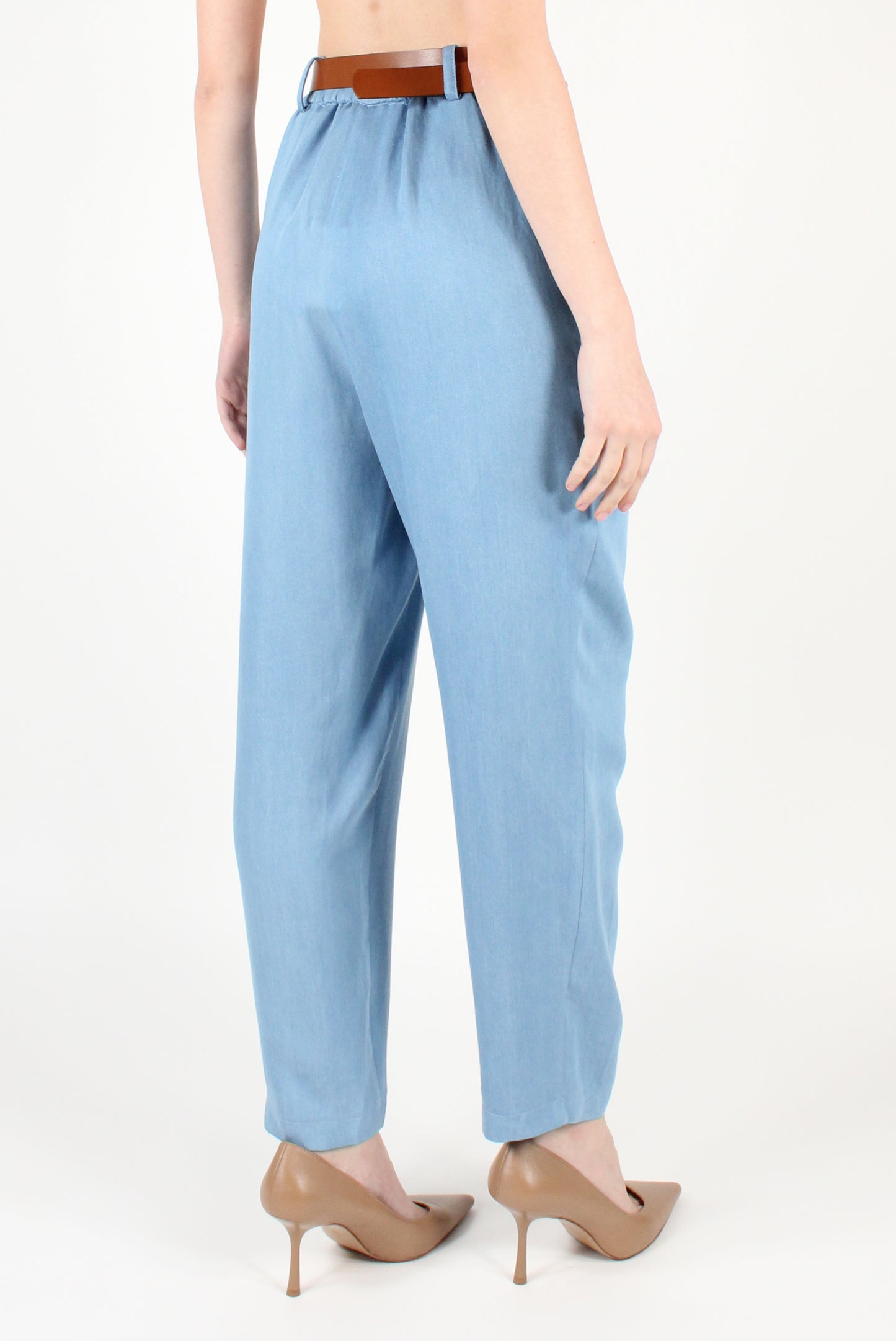 Pantaloni Balloon in Denim