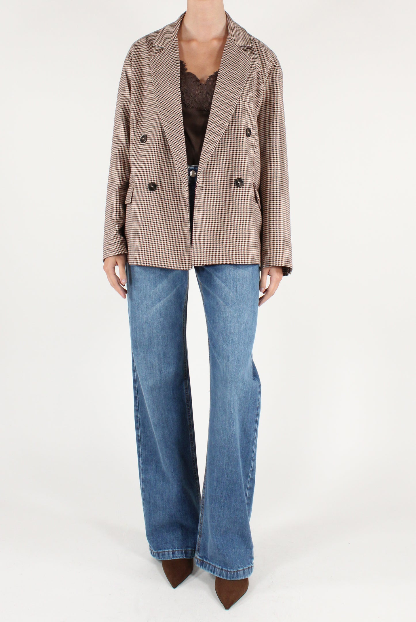 Blazer Doppiopetto Mini Pied de Poule