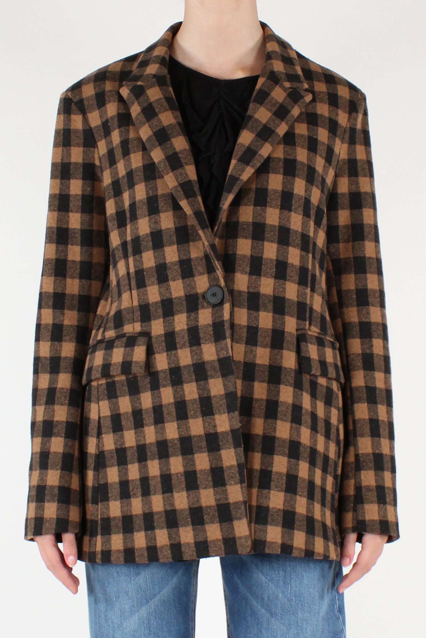 Blazer Monopetto a Quadri