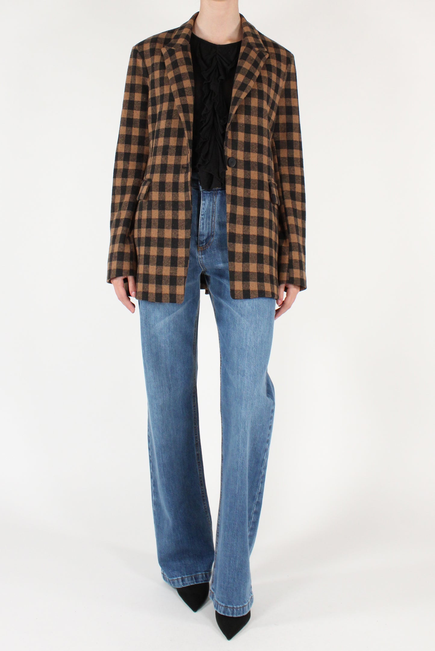 Blazer Monopetto a Quadri