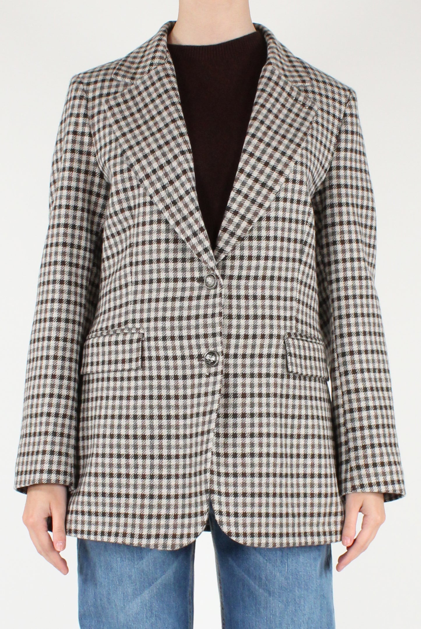 Blazer Monopetto a Quadretti
