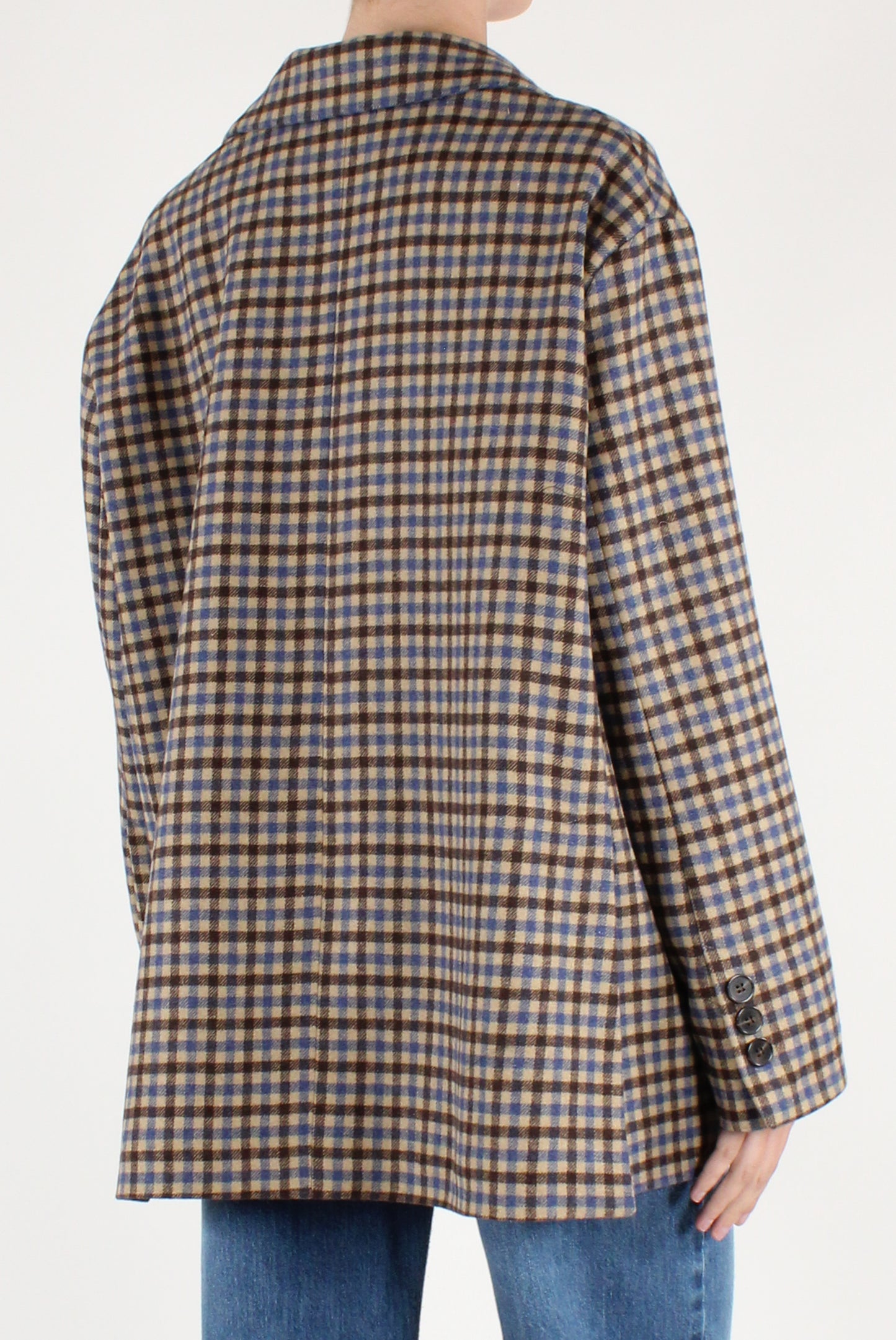 Blazer Monopetto a Quadretti