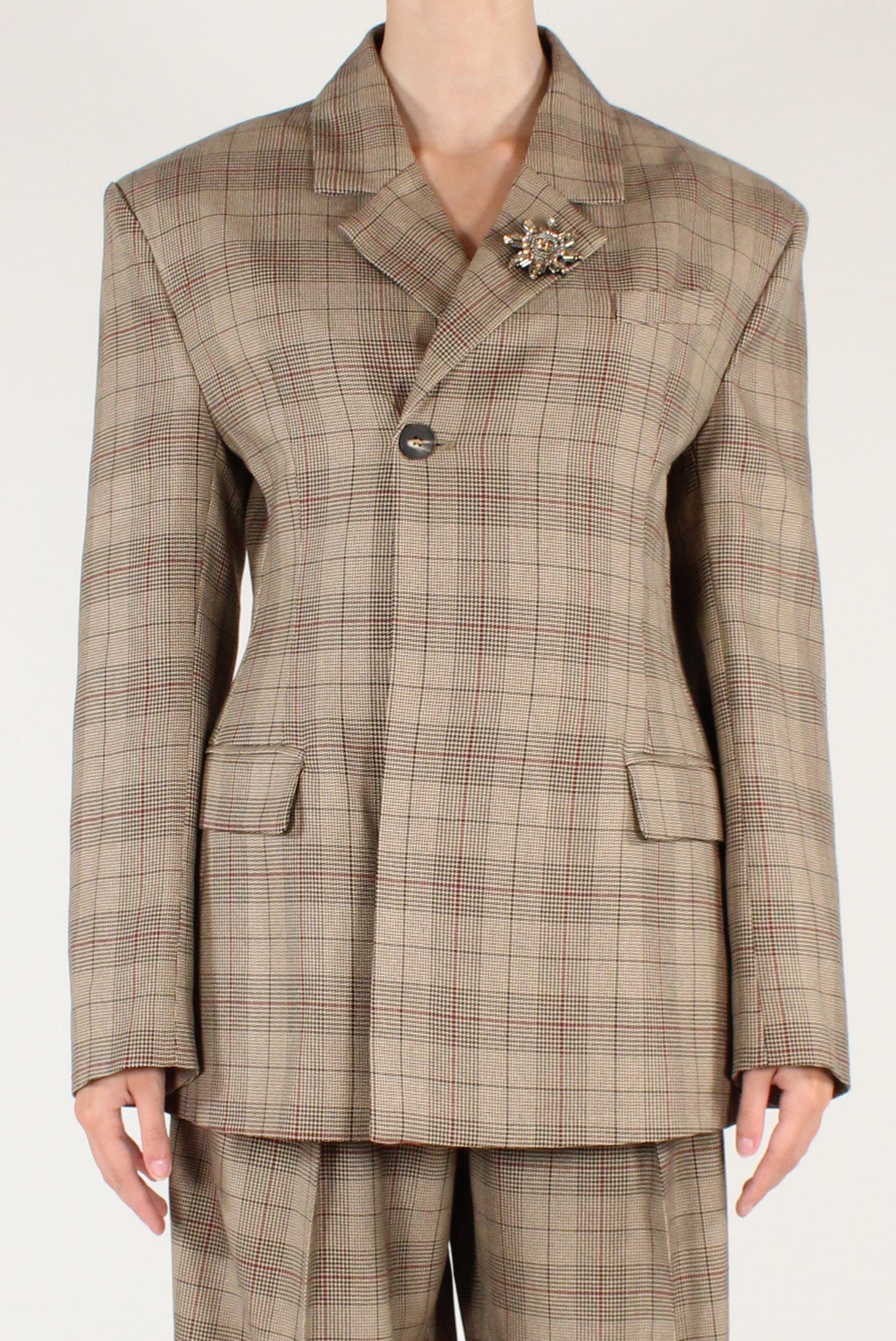 Blazer Doppiopetto in Tartan