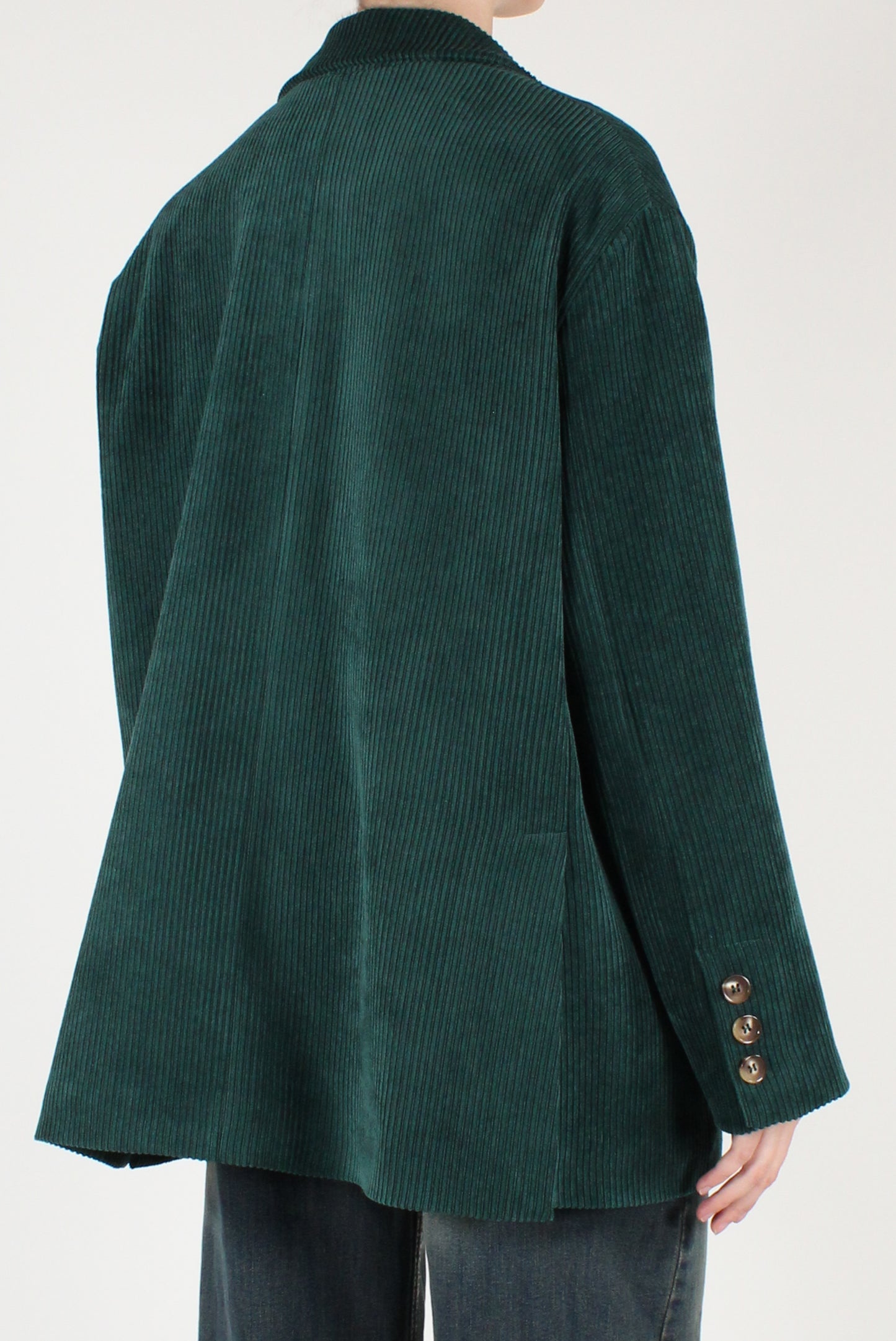 Giacca in Velluto a Coste con Spille