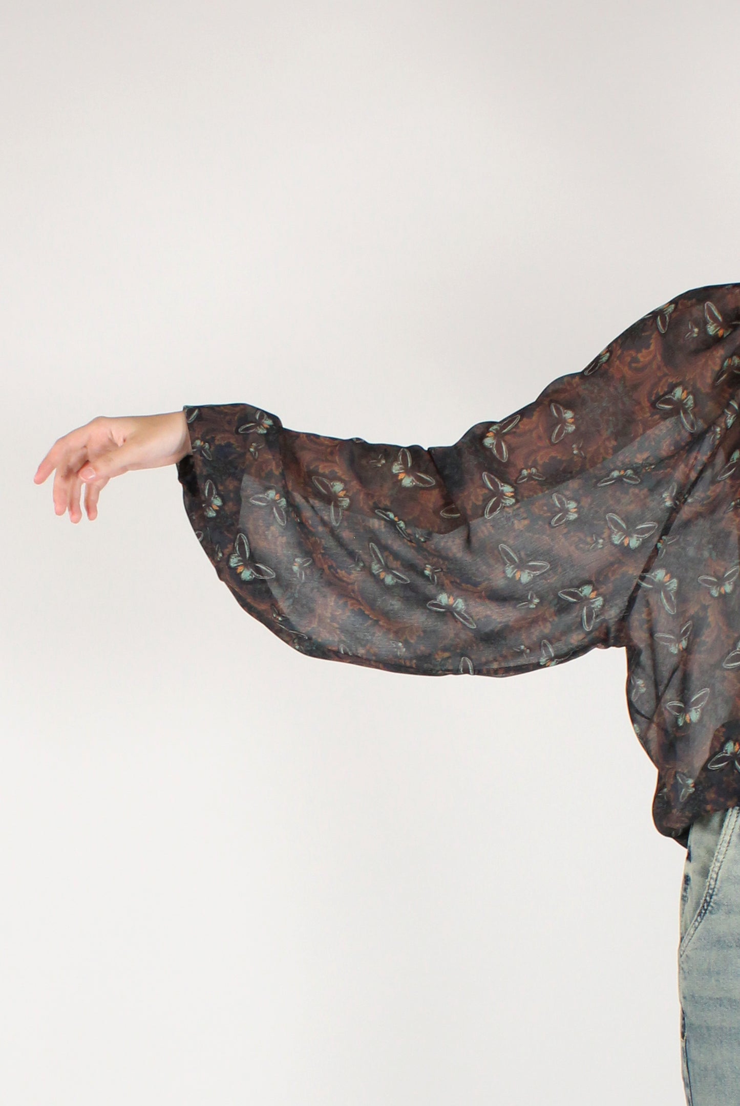 Butterfly Print Blouse