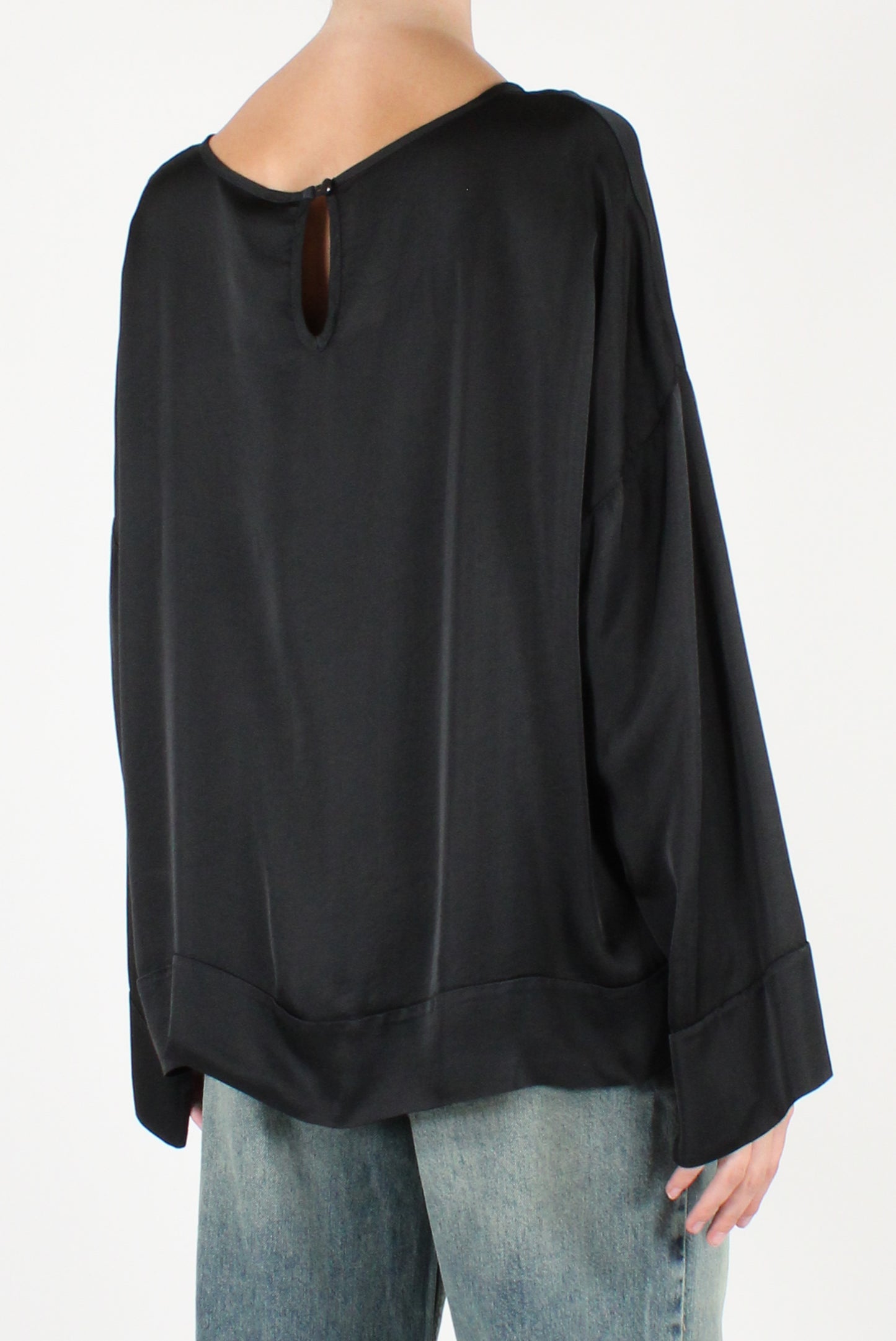 Blusa Scollo a Barca in Viscosa