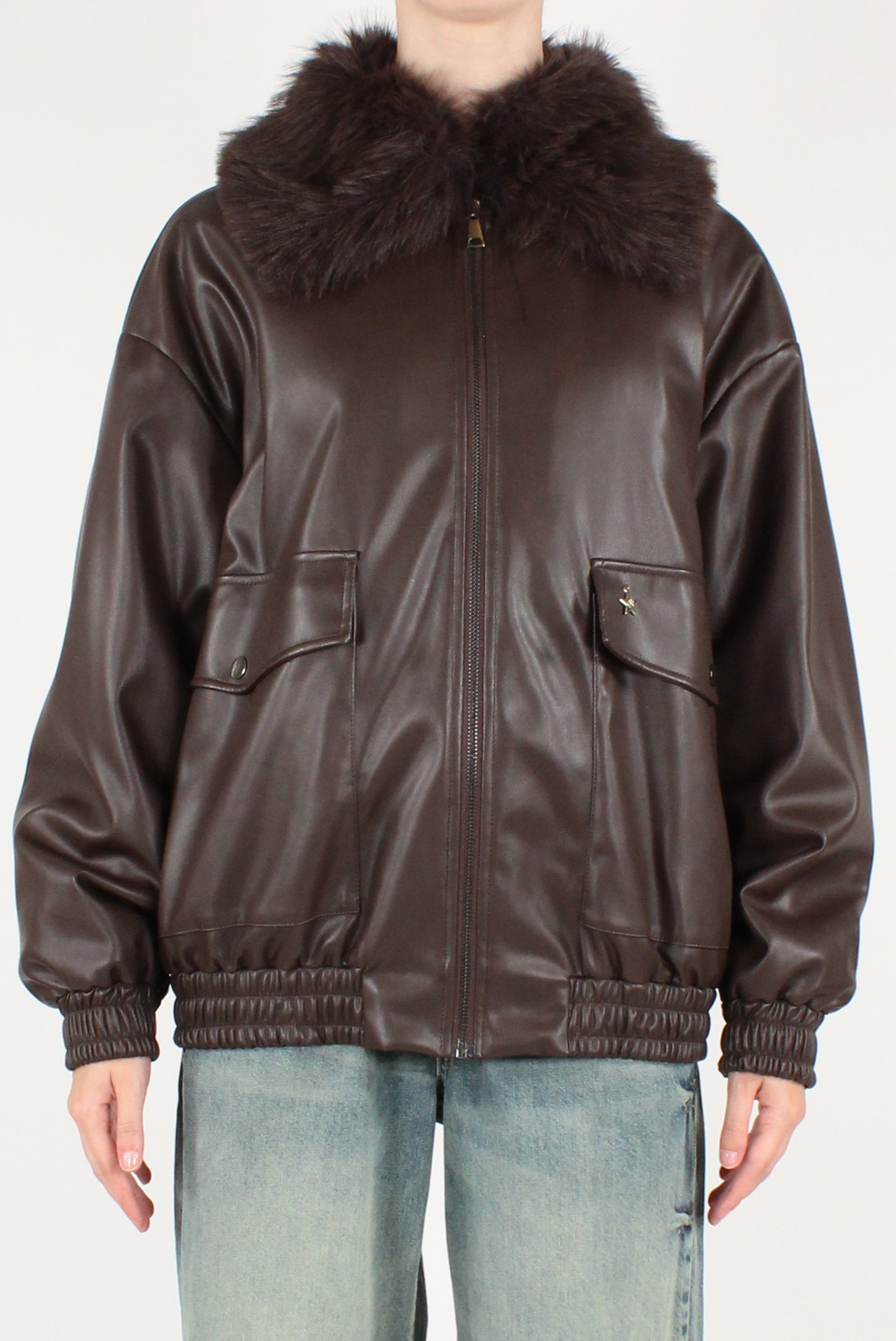 Bomber in Ecopelle