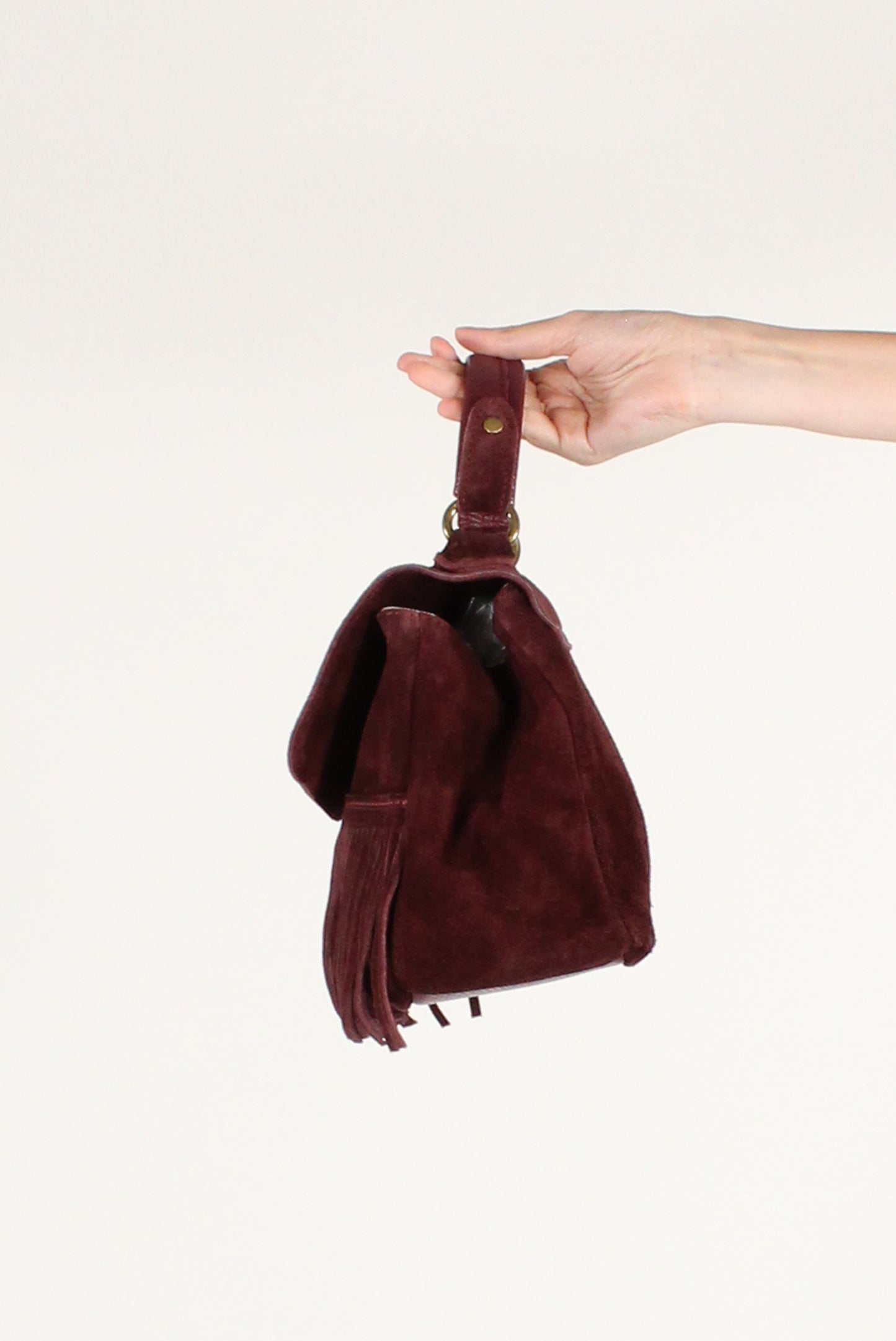 Borsa a Trapezio con Frange
