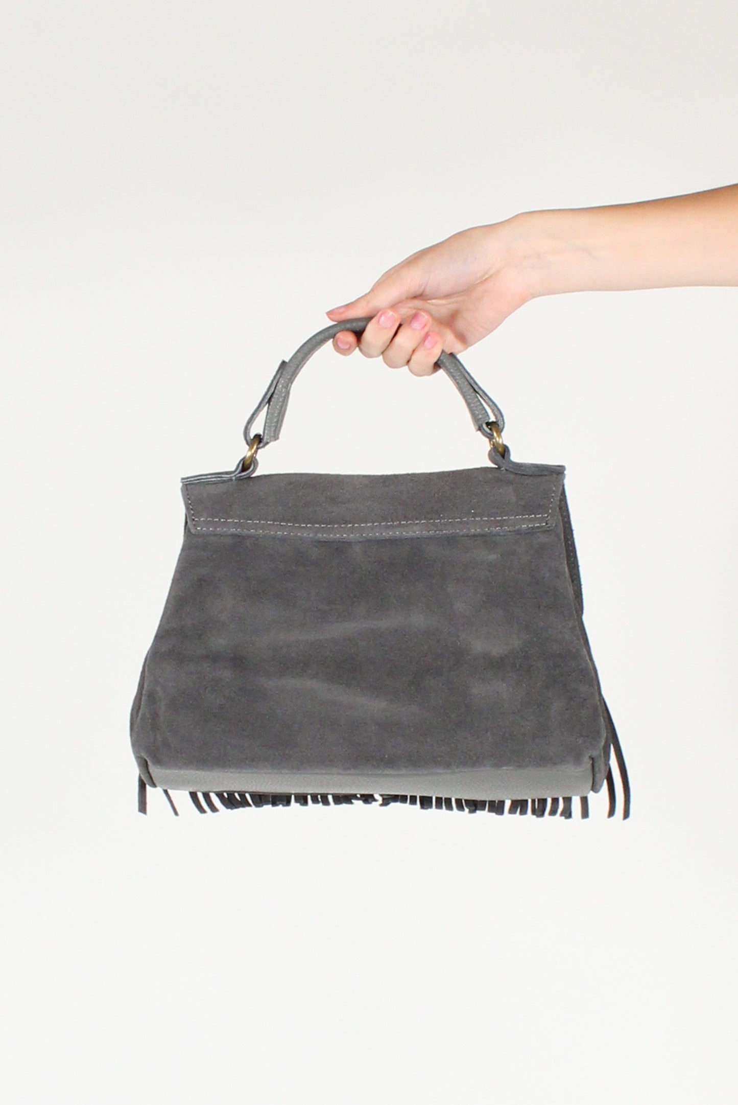 Borsa a Trapezio con Frange