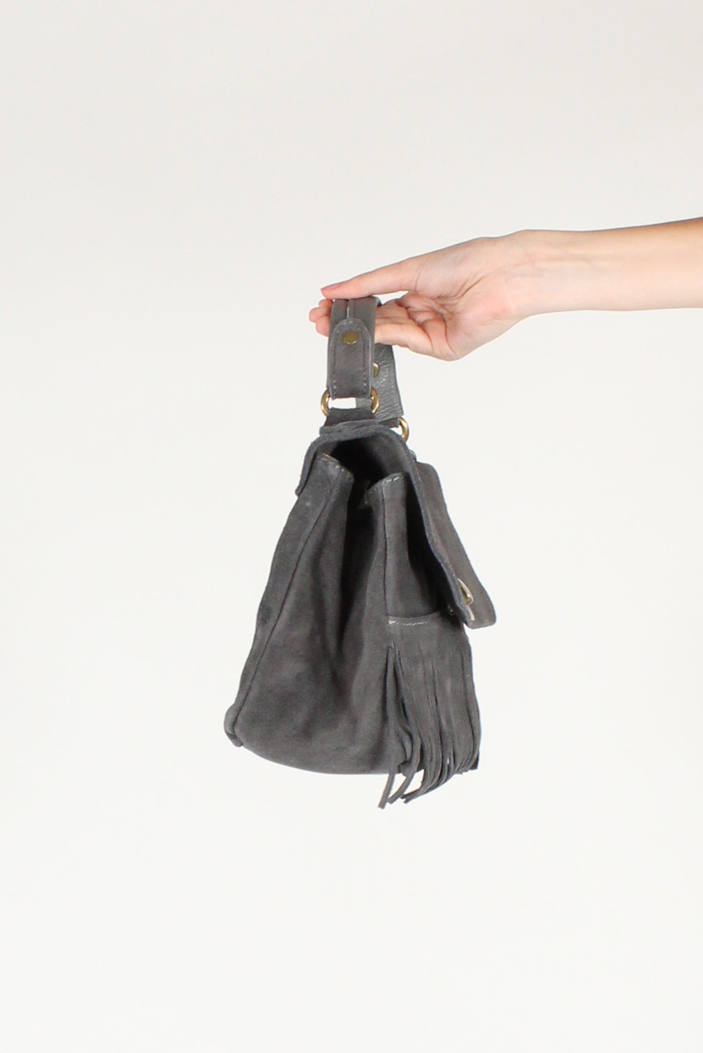 Borsa a Trapezio con Frange