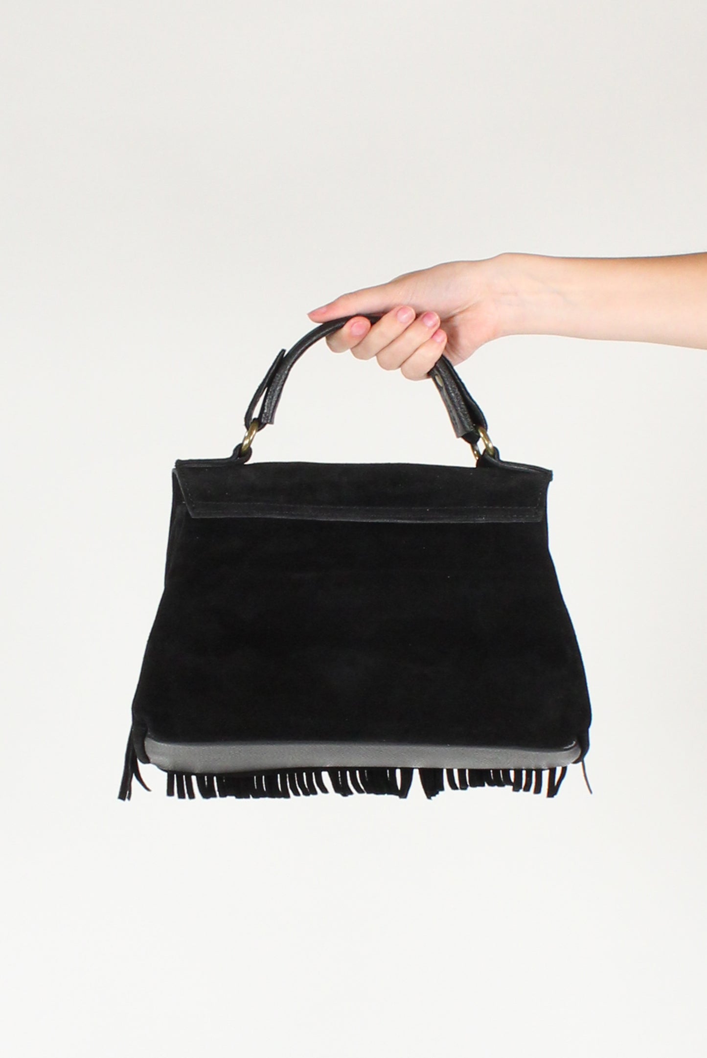 Borsa a Trapezio con Frange