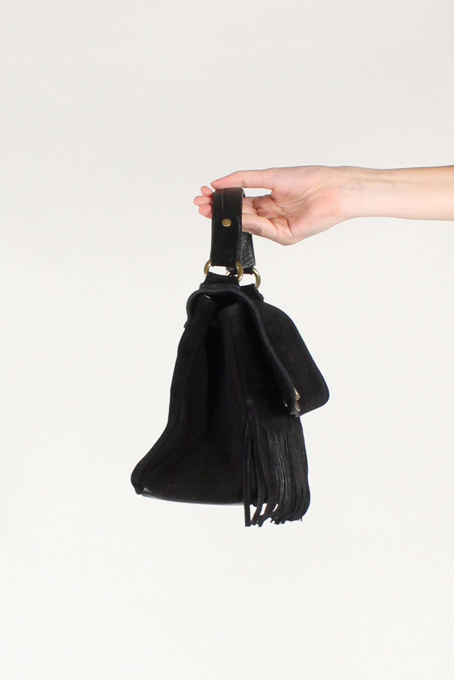 Borsa a Trapezio con Frange