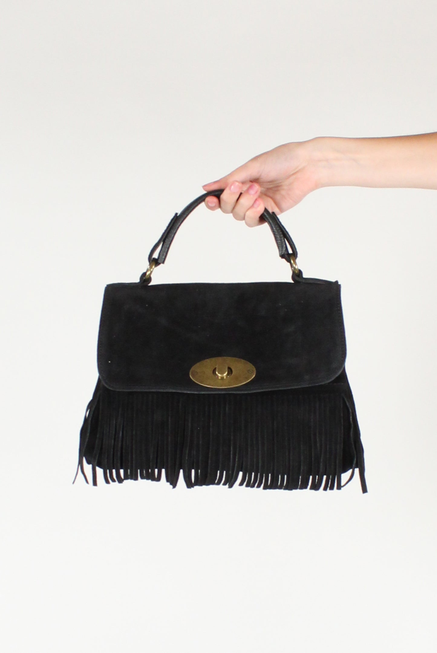 Borsa a Trapezio con Frange