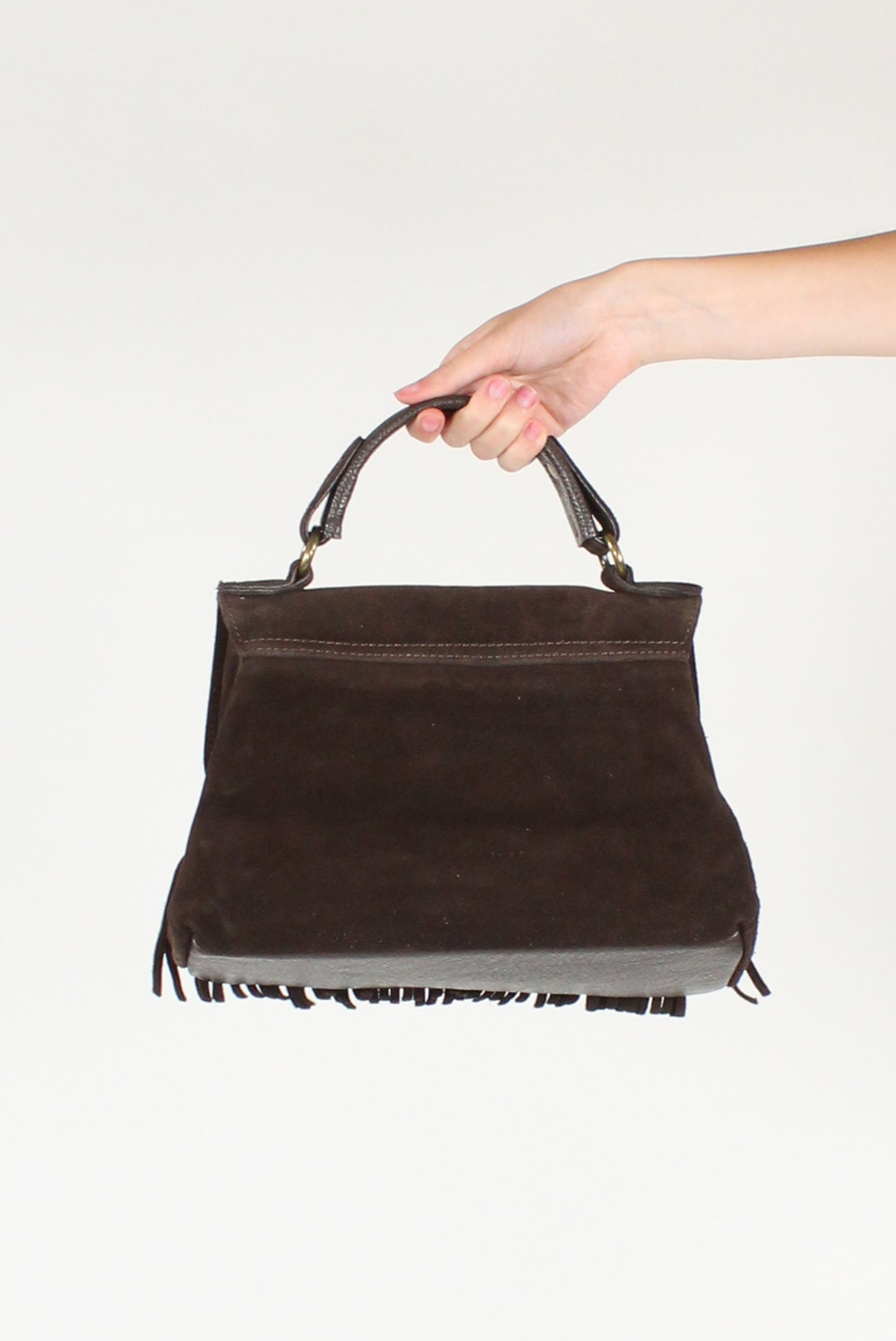 Borsa a Trapezio con Frange