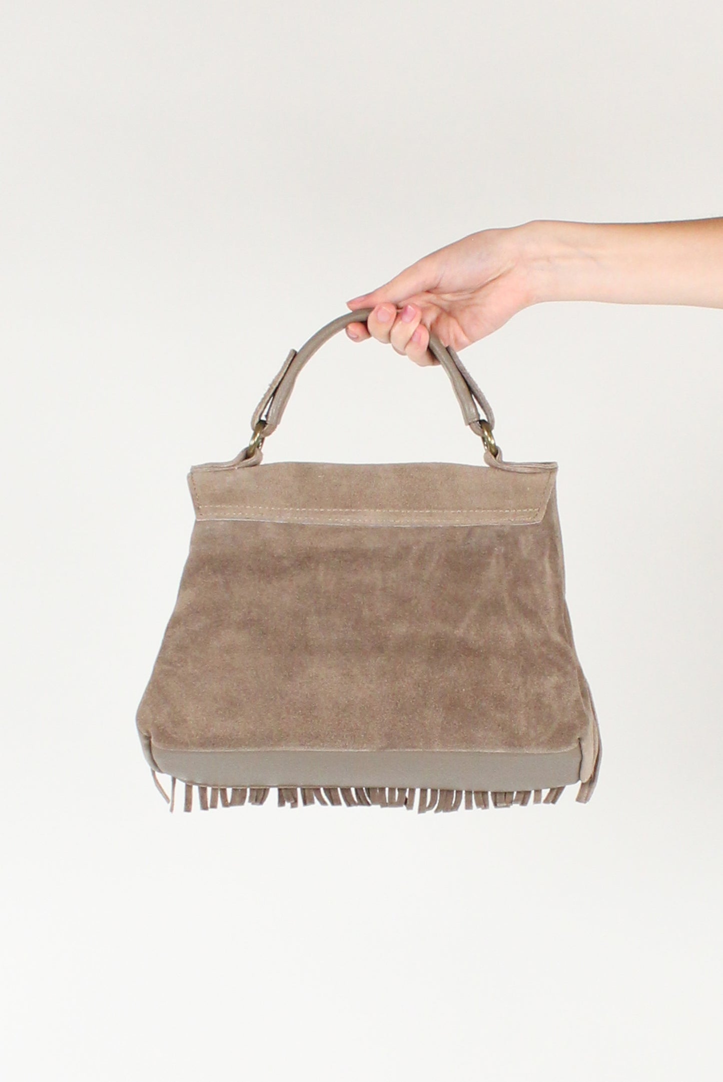 Borsa a Trapezio con Frange