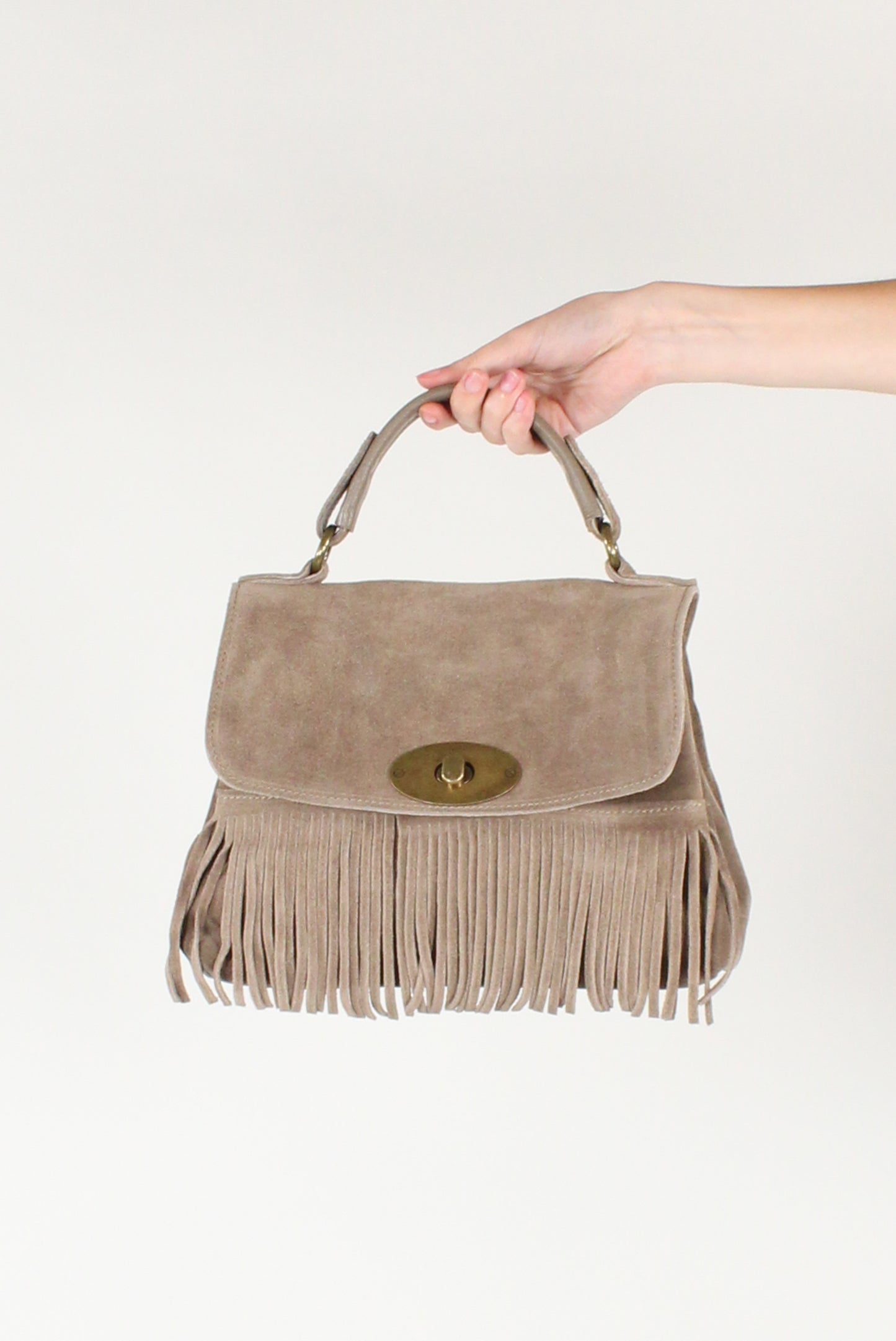 Borsa a Trapezio con Frange