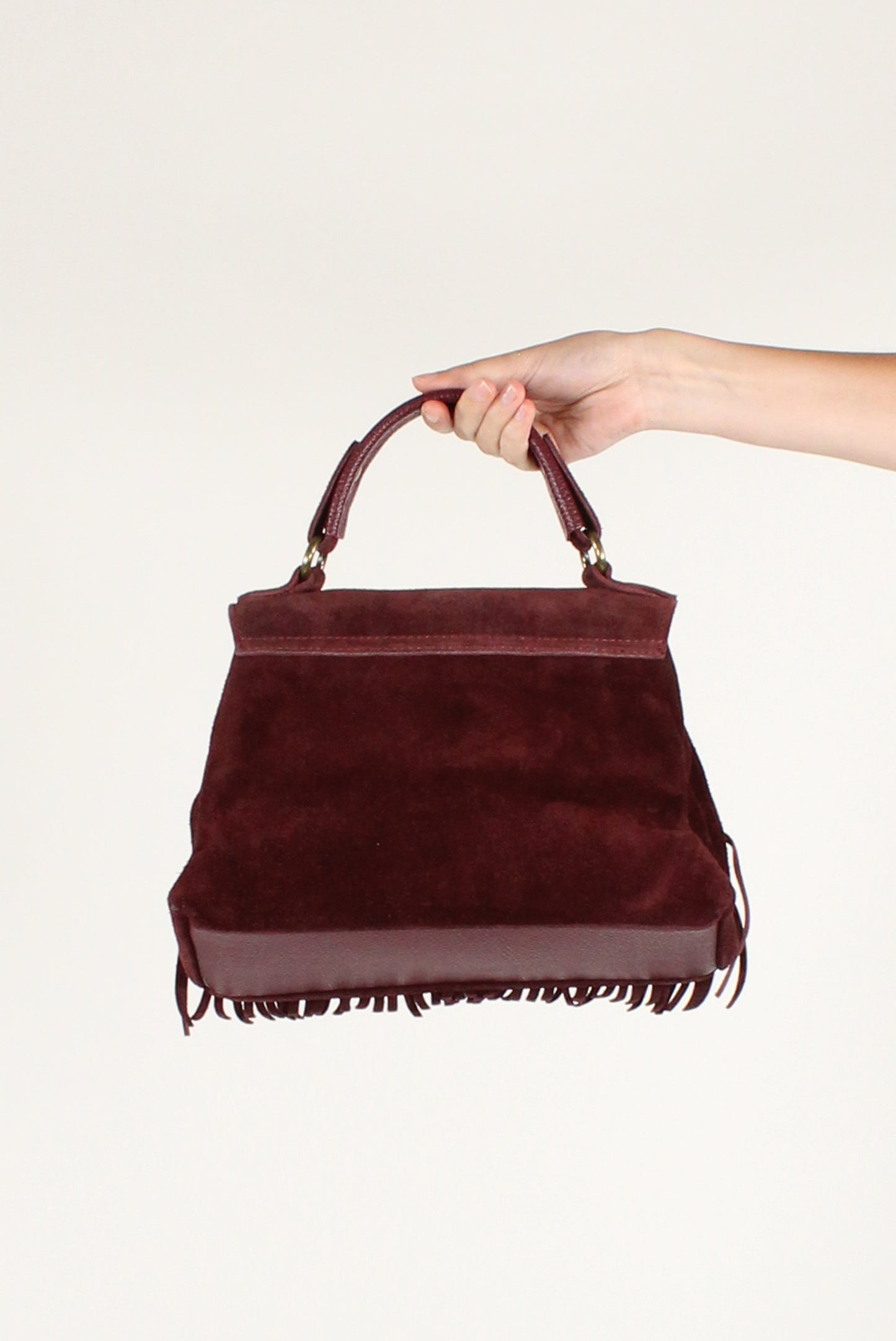 Borsa a Trapezio con Frange