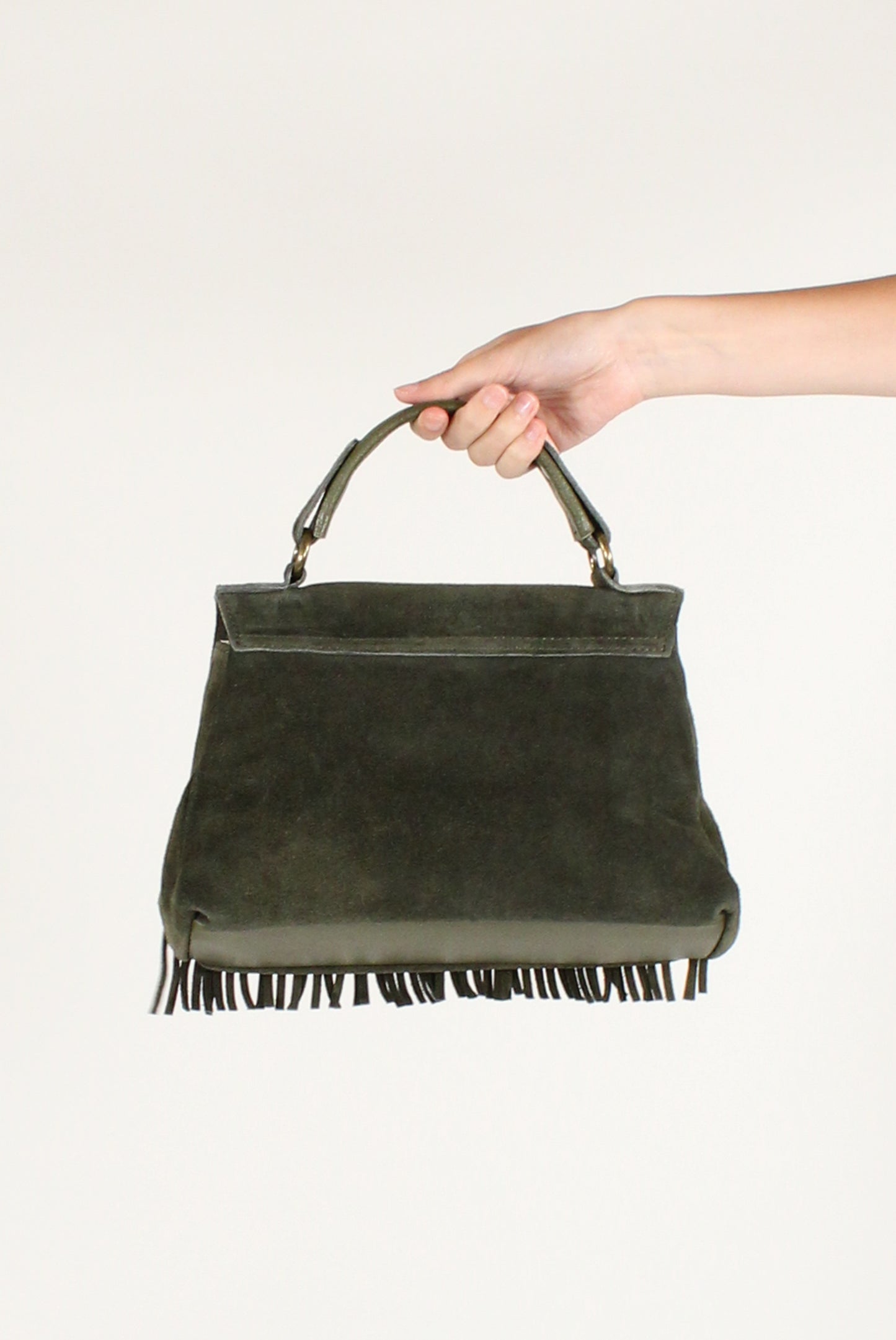 Borsa a Trapezio con Frange