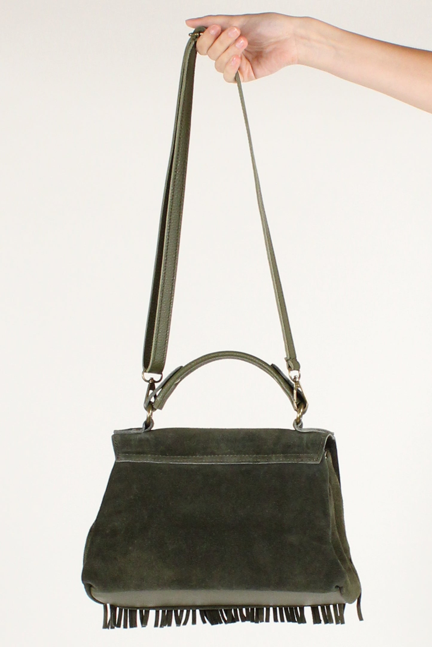 Borsa a Trapezio con Frange
