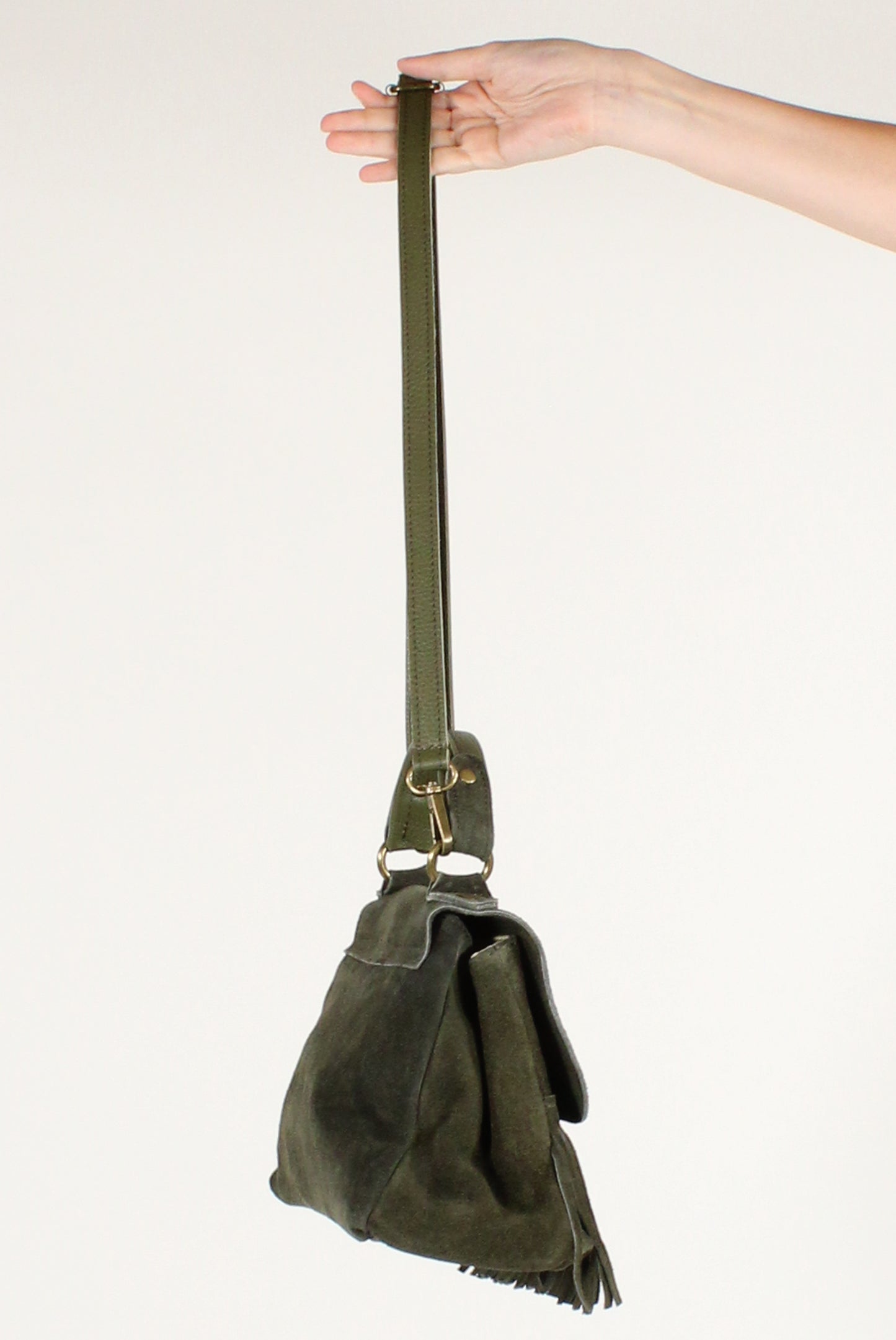 Borsa a Trapezio con Frange