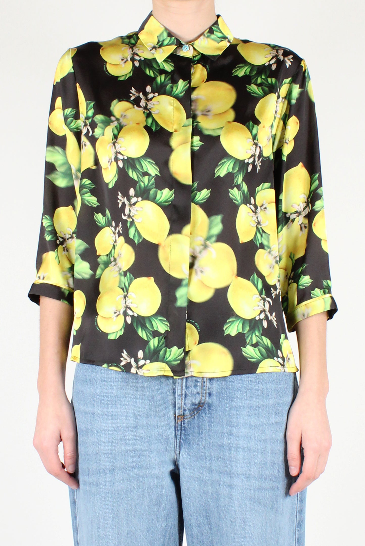 Camicia Maniche a 3/4 Stampa Limoni