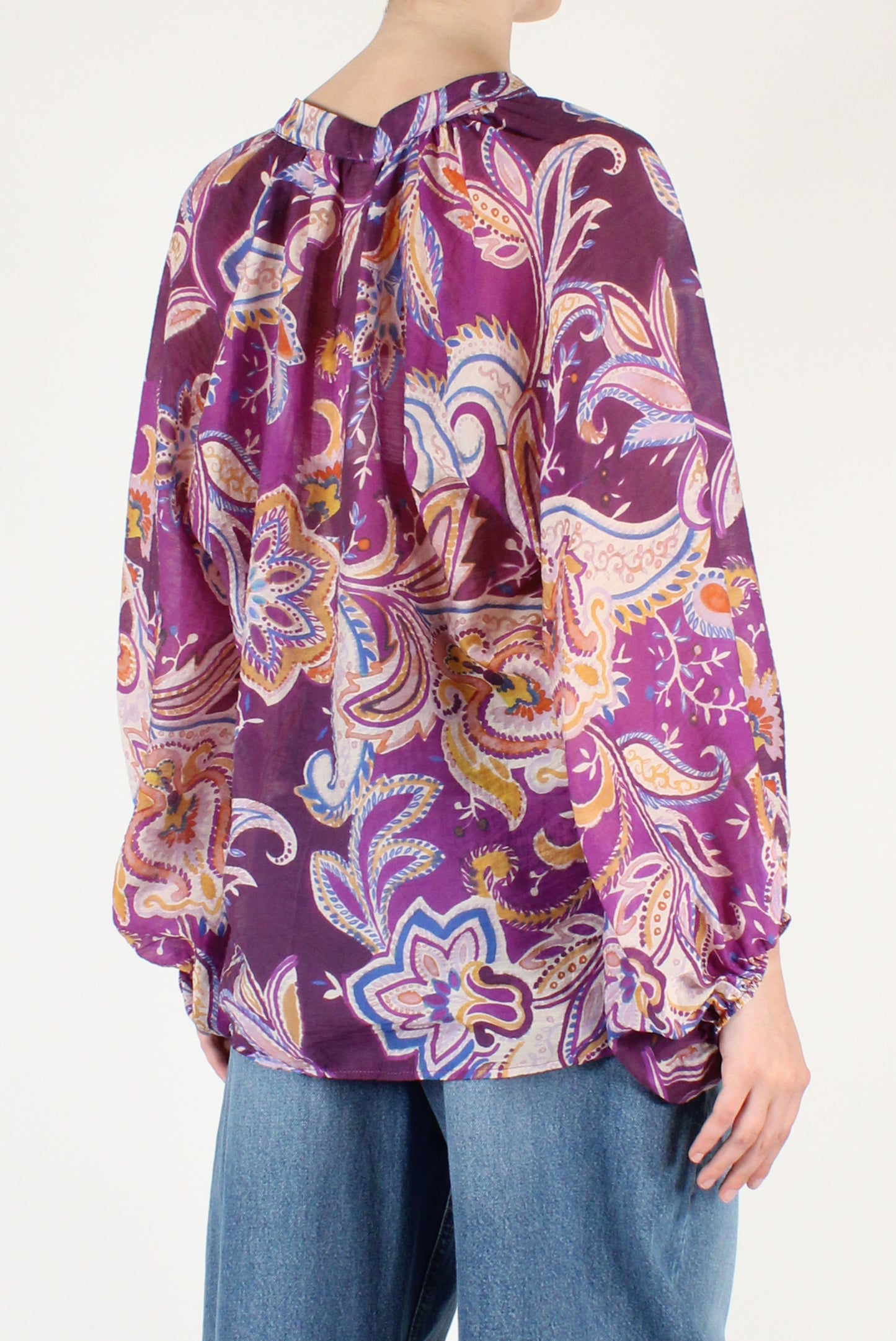 Camicia Over Stampa Etnica
