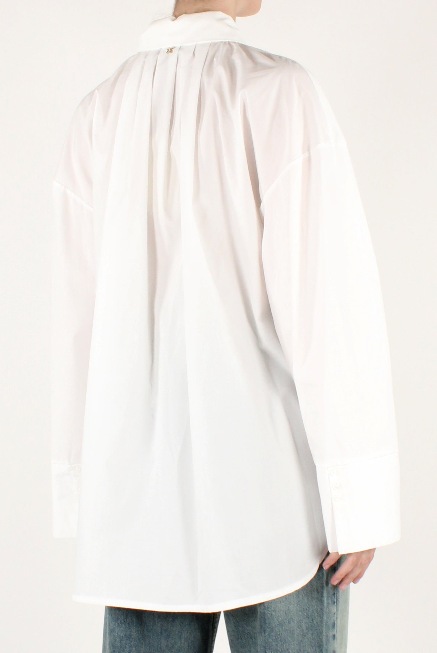 Camicia Over con Foulard