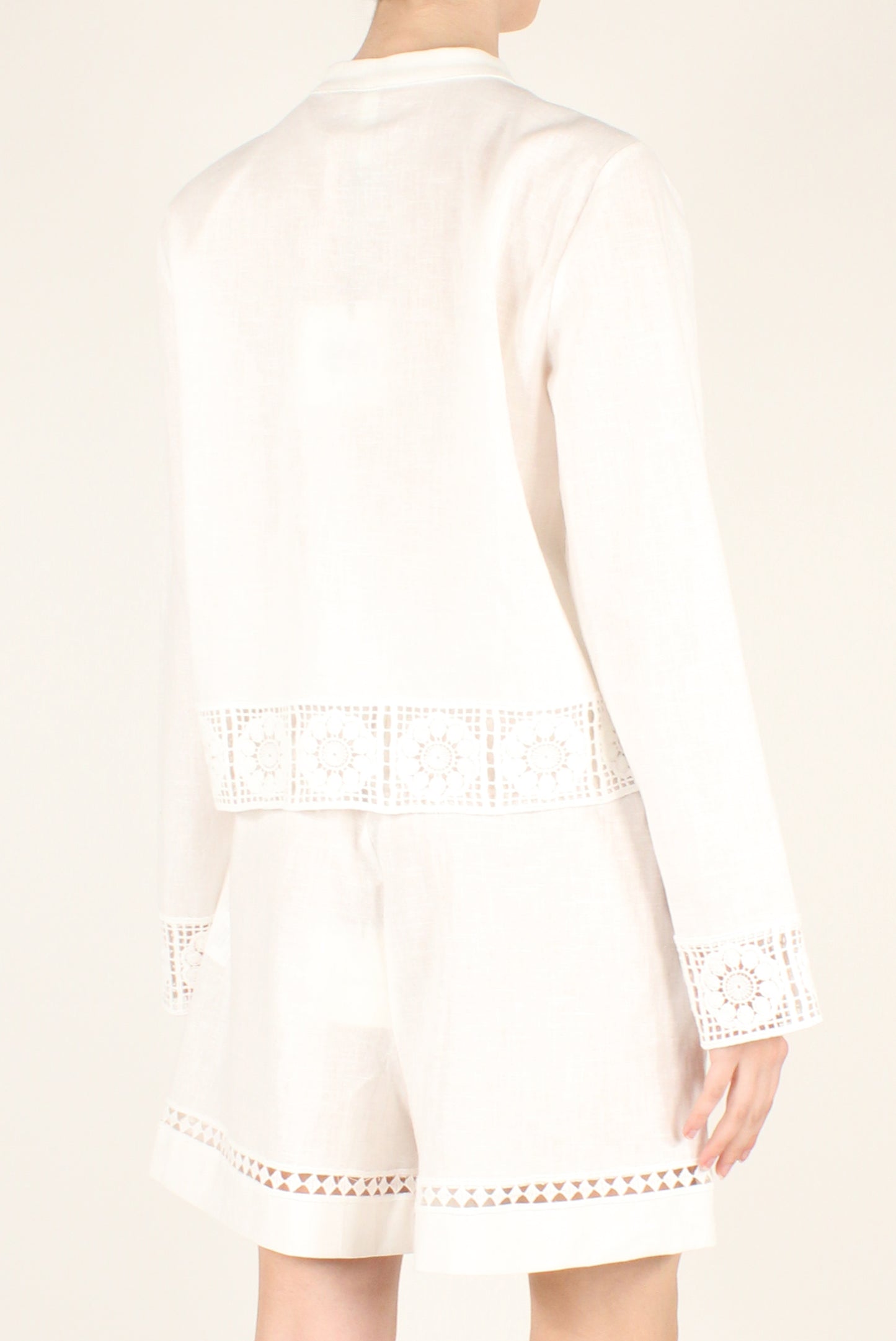 Camicia con Inserti in Pizzo
