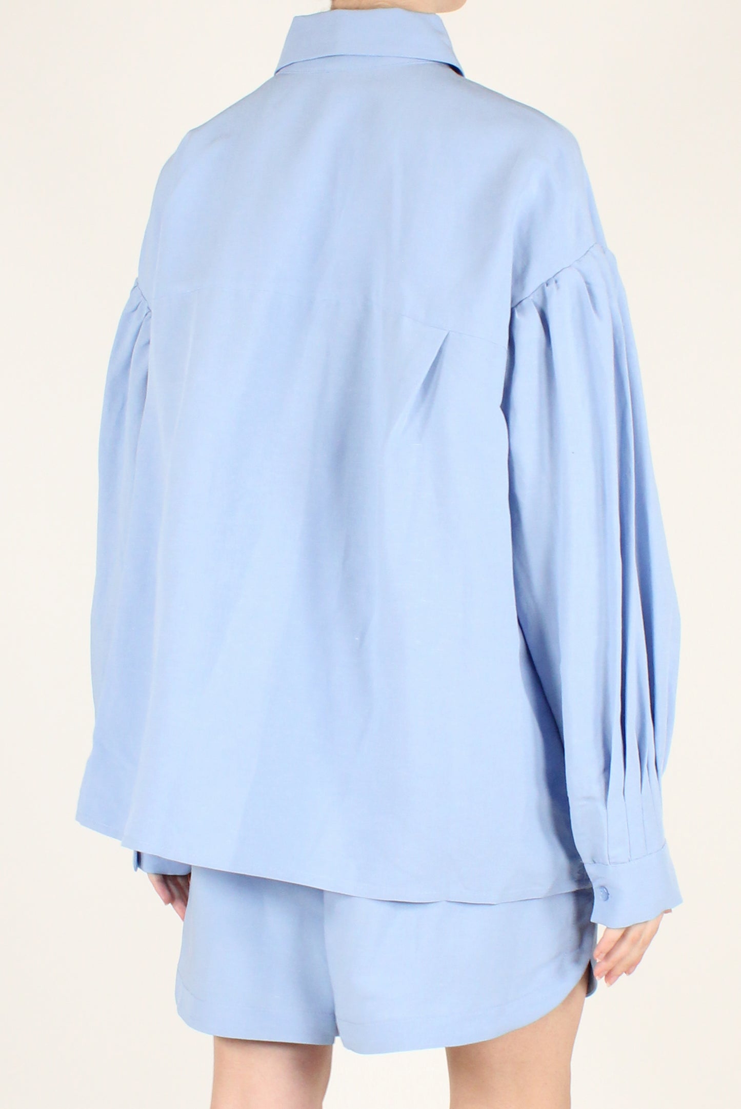 Camicia Over Misto Lino e Viscosa