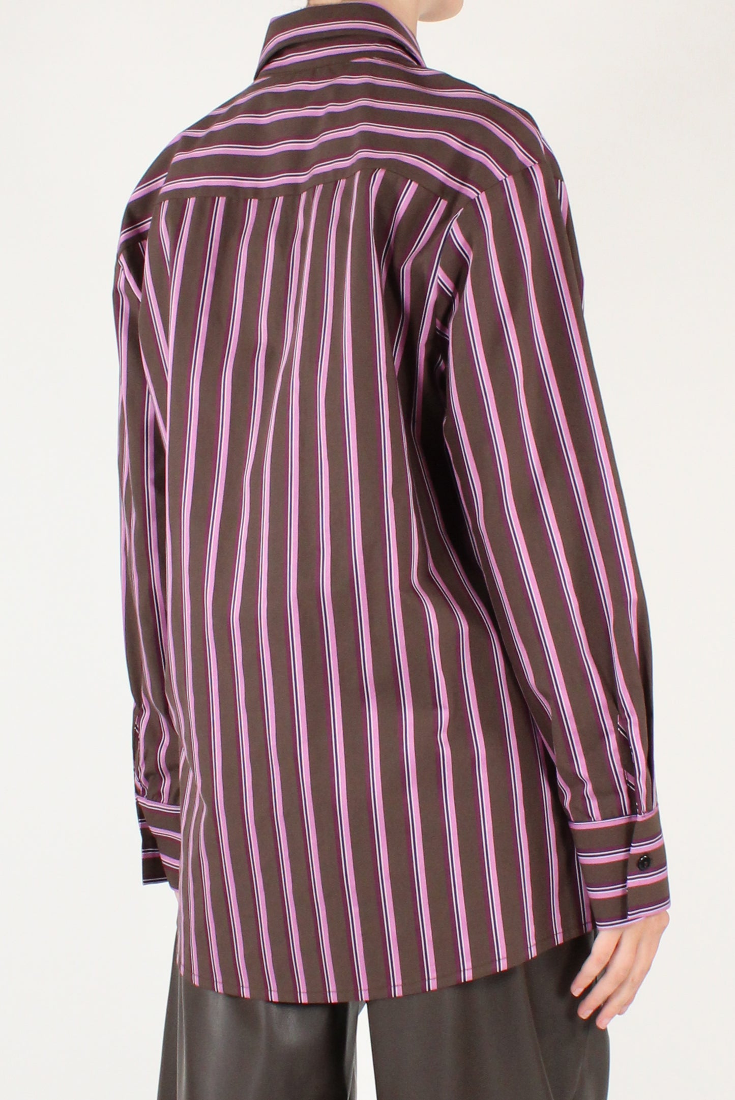 Camicia Over a Righe Colorate