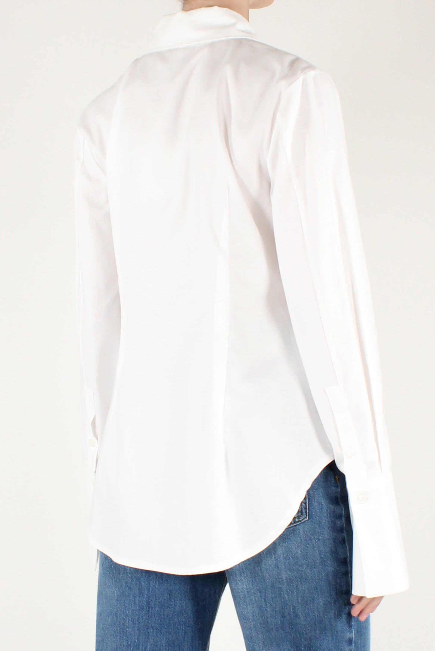 Fitted Piquet Cotton Shirt