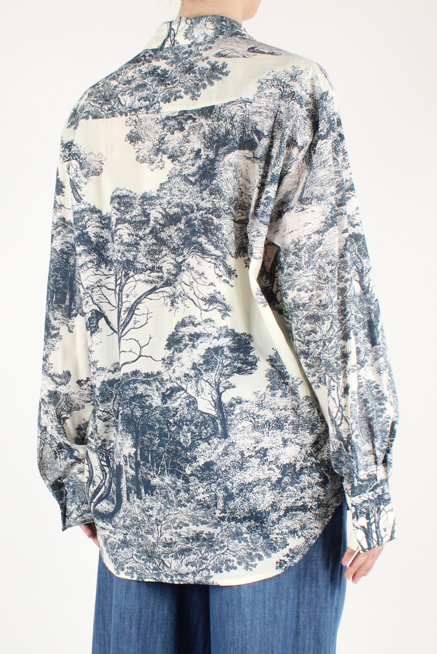 Camicia Over Fantasia Toile de Jouy
