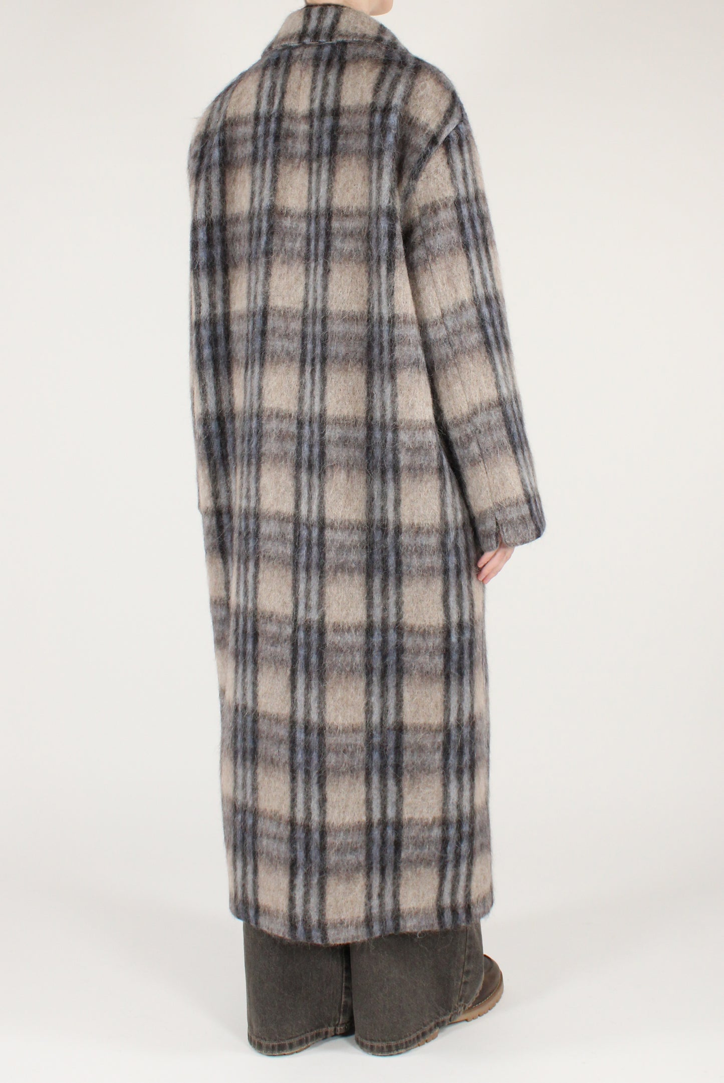 Cappotto Lungo Fantasia Tartan