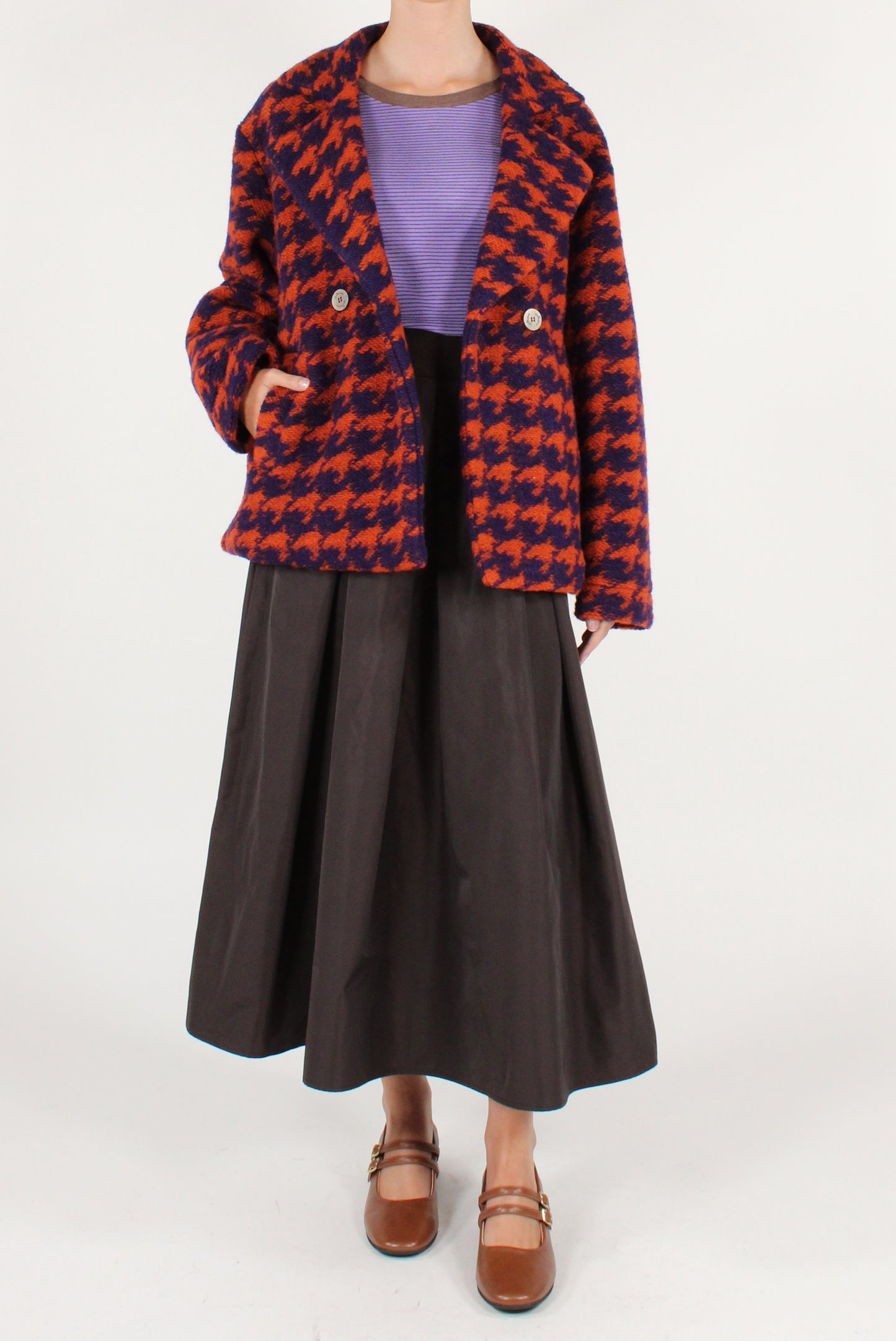 Circle Skirt with Pleats
