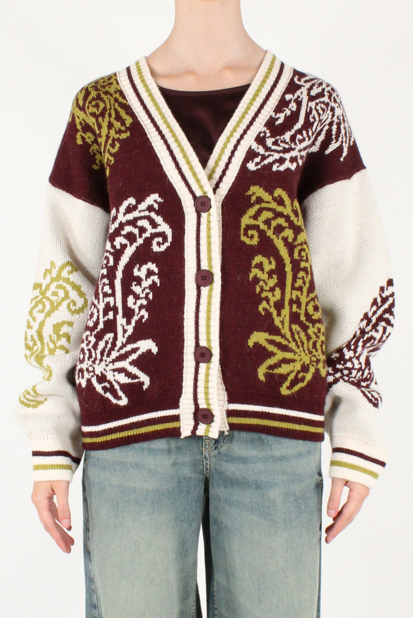 Cardigan Bomber Floreale