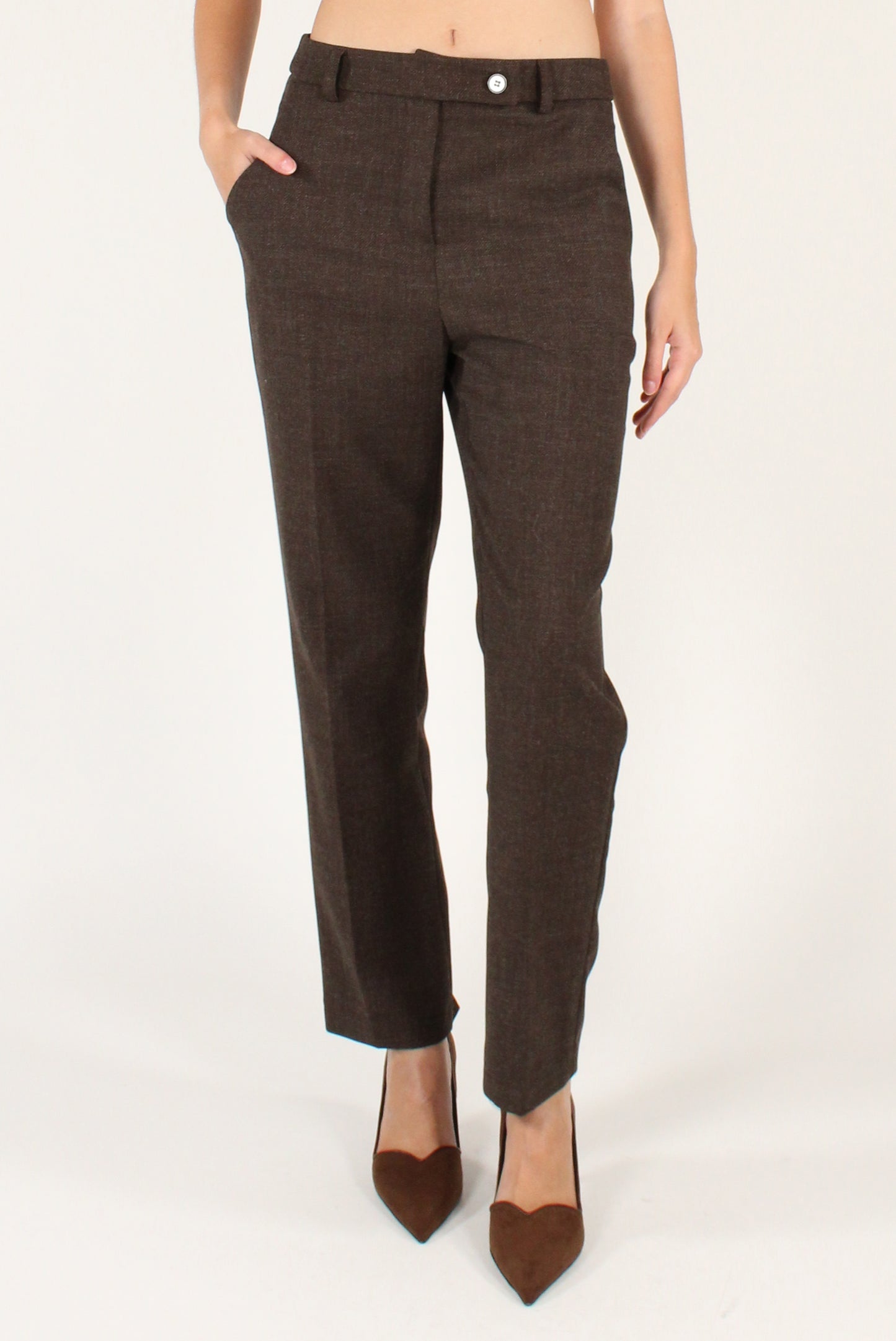 Pantaloni a Sigaretta Mélange