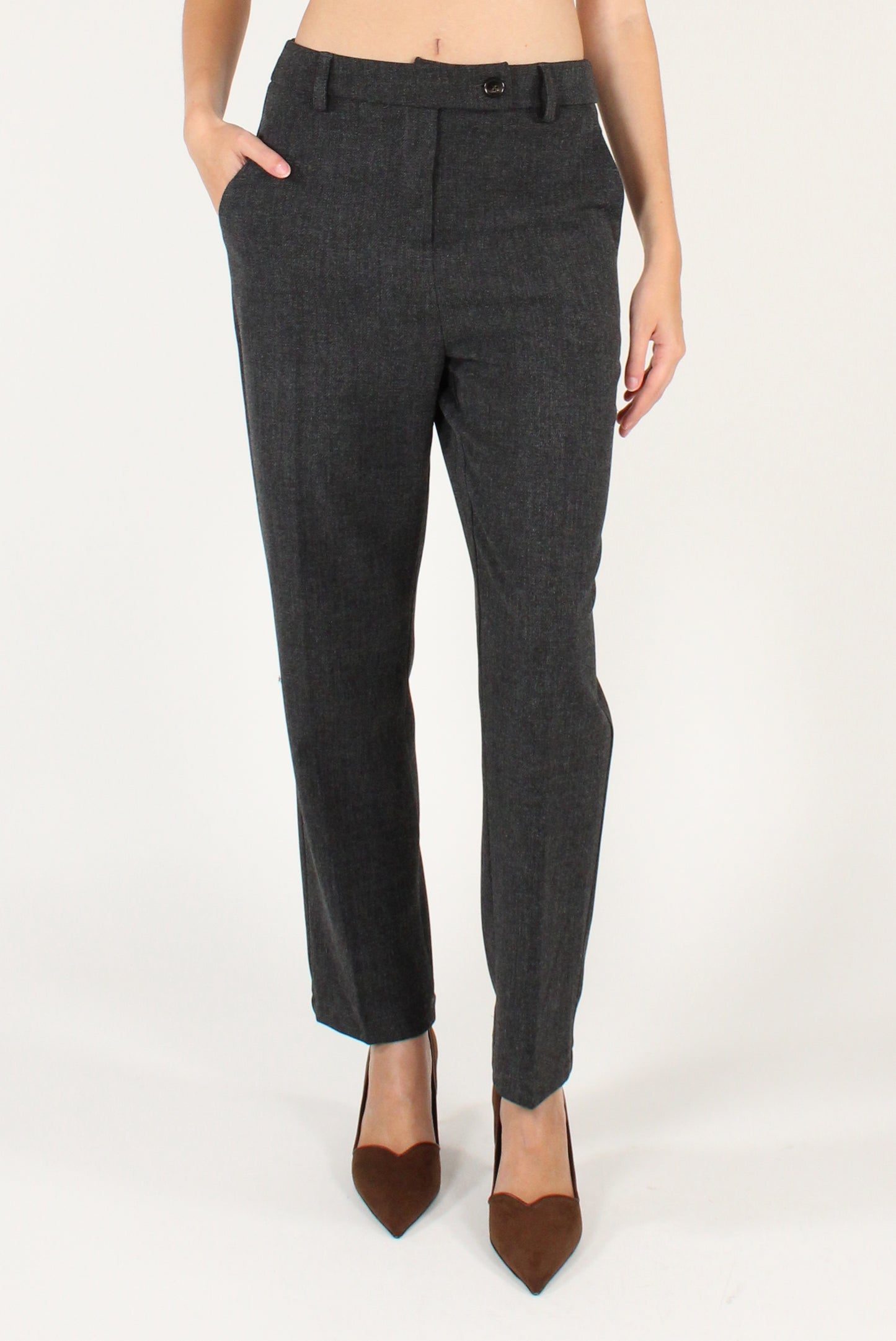 Pantaloni a Sigaretta Mélange