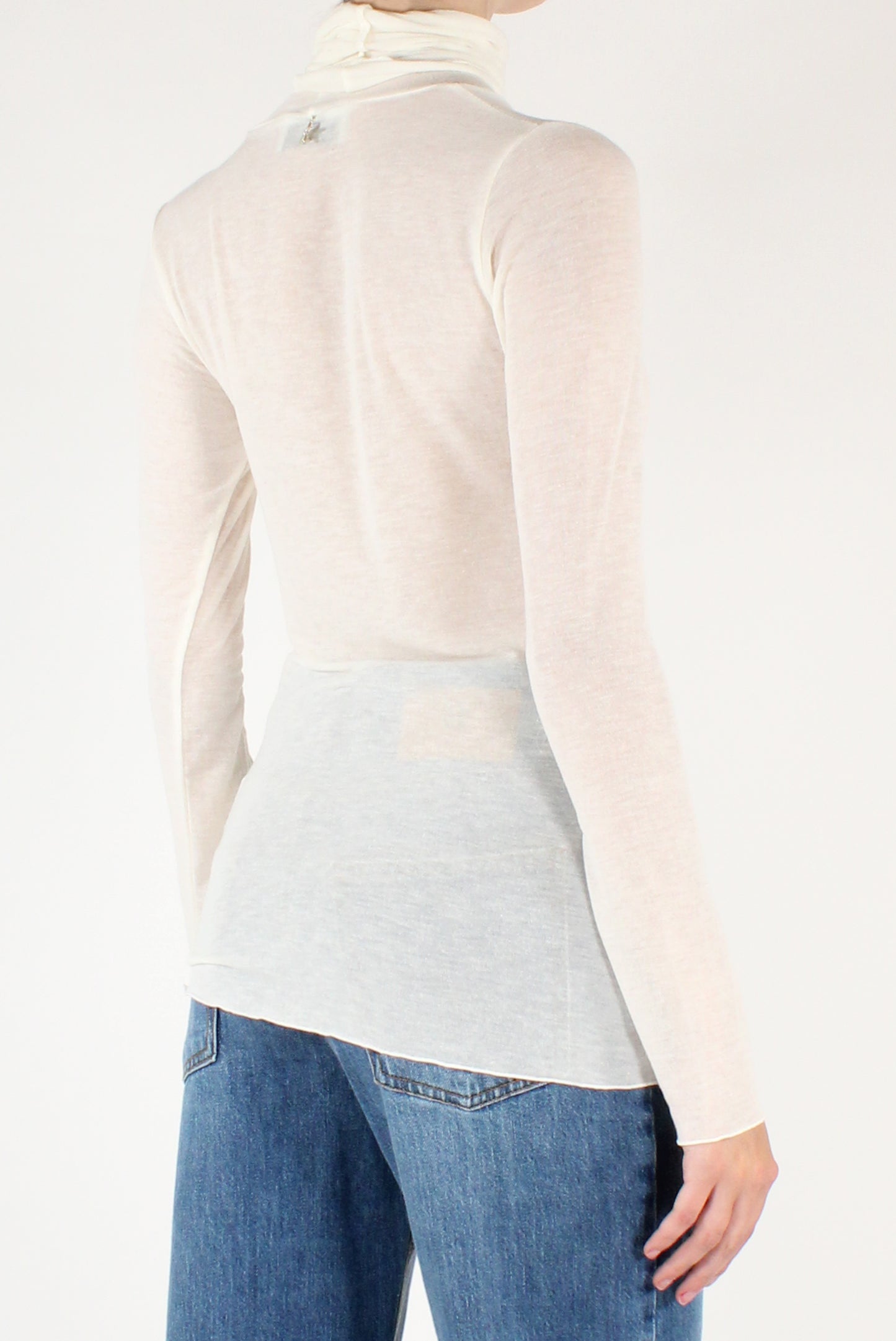 Maglia Dolcevita Misto Cachemire