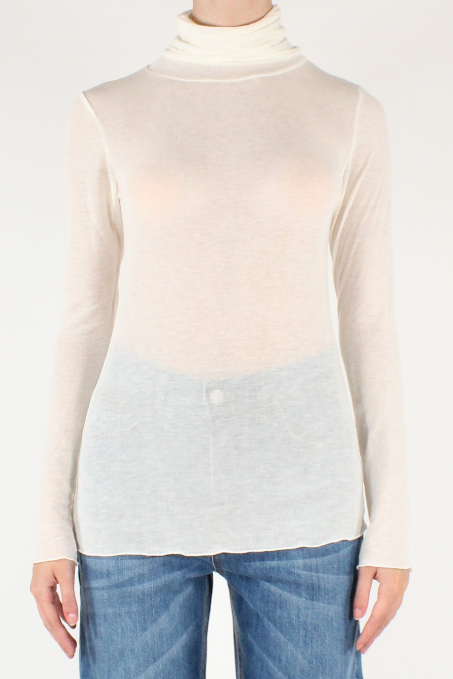 Maglia Dolcevita Misto Cachemire
