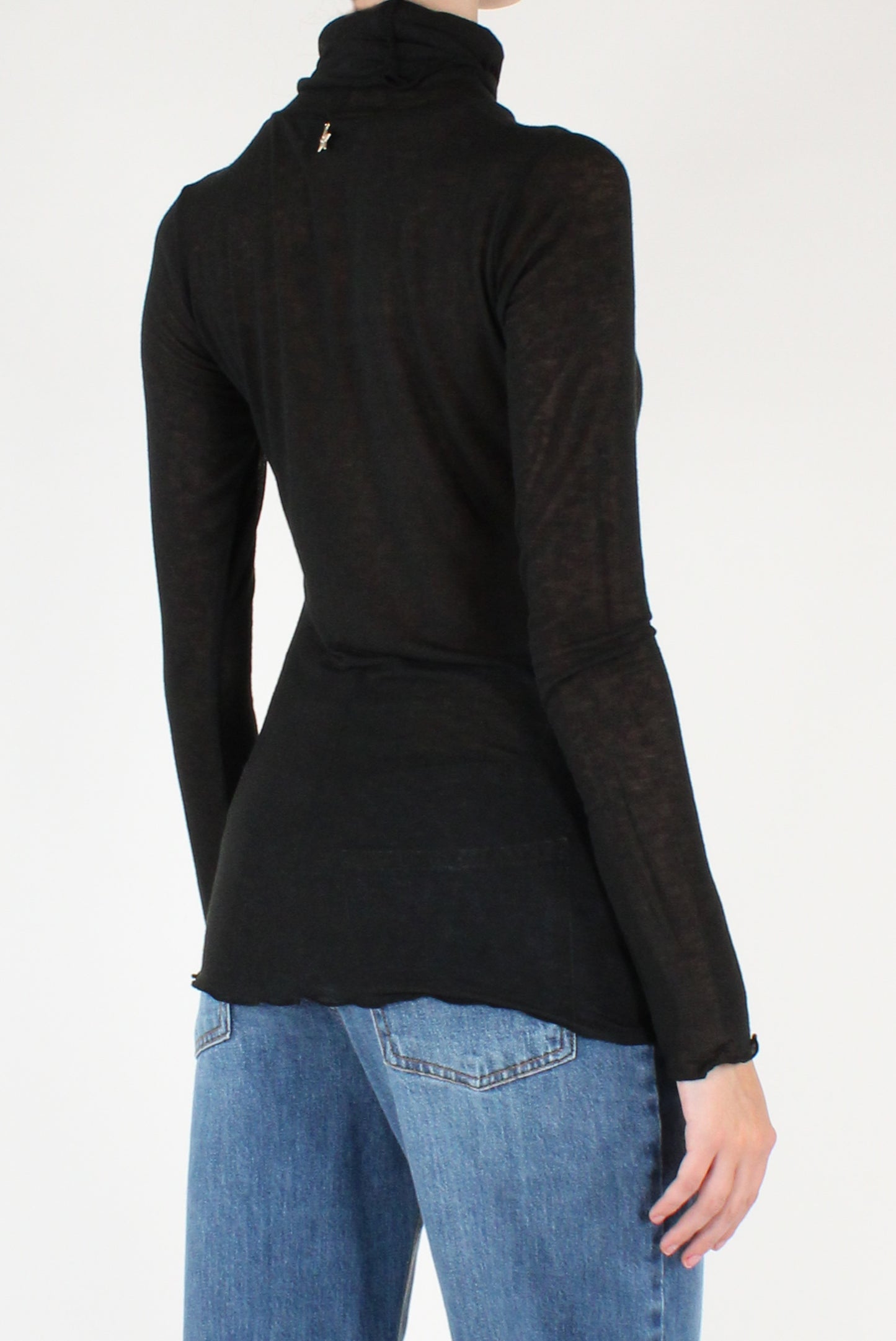 Maglia Dolcevita Misto Cachemire
