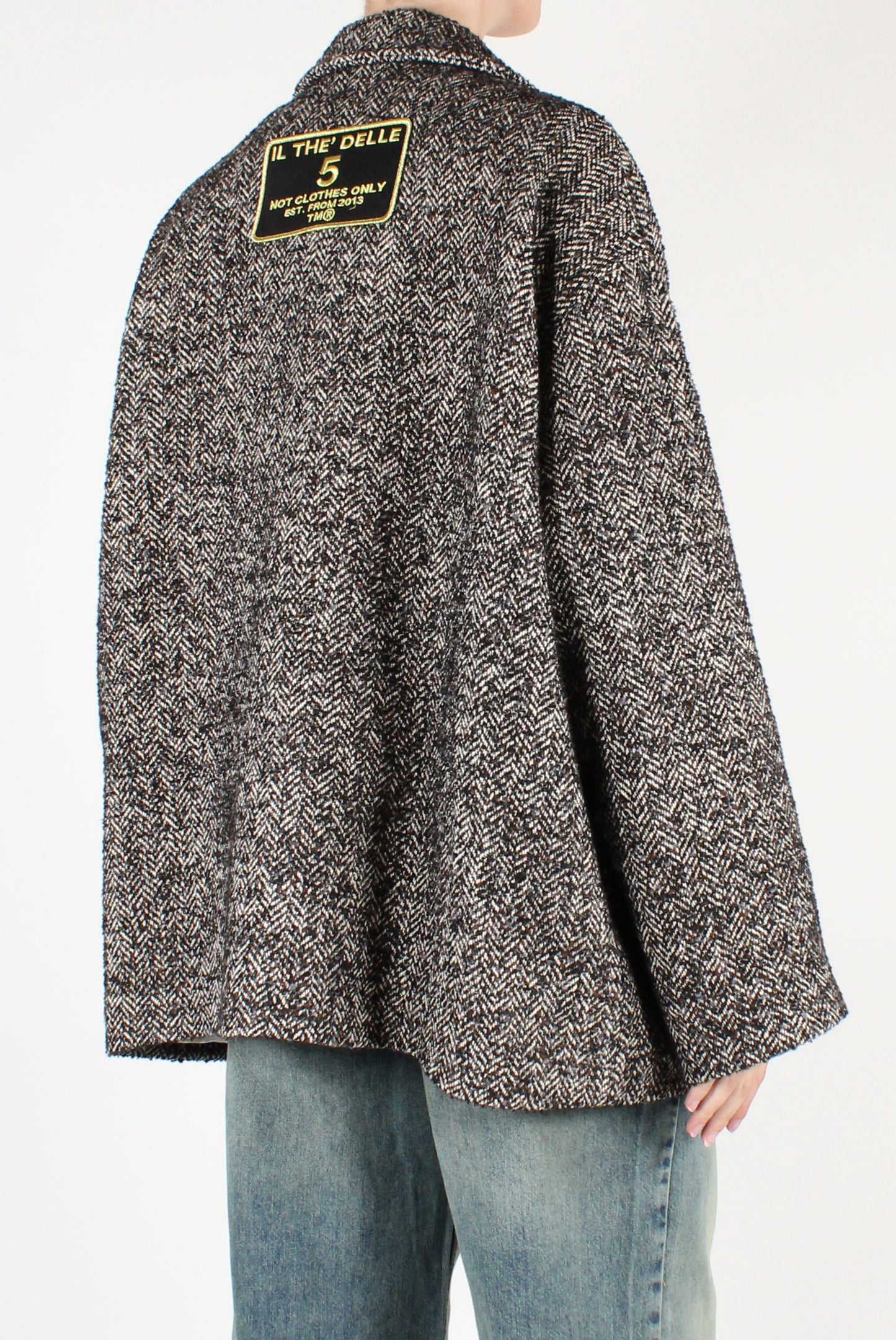Cappotto Corto Over Mélange