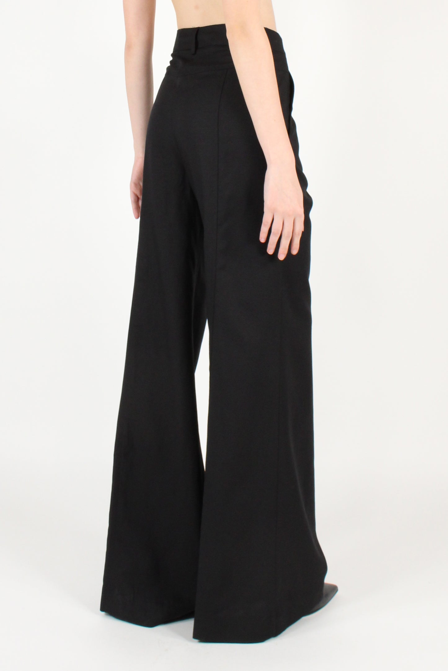 Pantaloni a Palazzo in Misto Viscosa