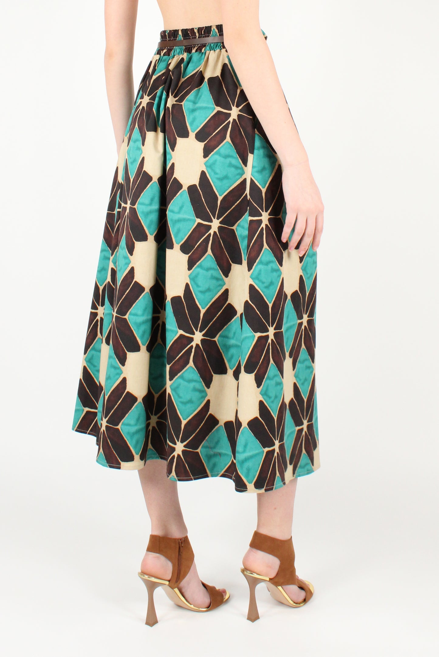 Gonna Lunga Stampa Batik