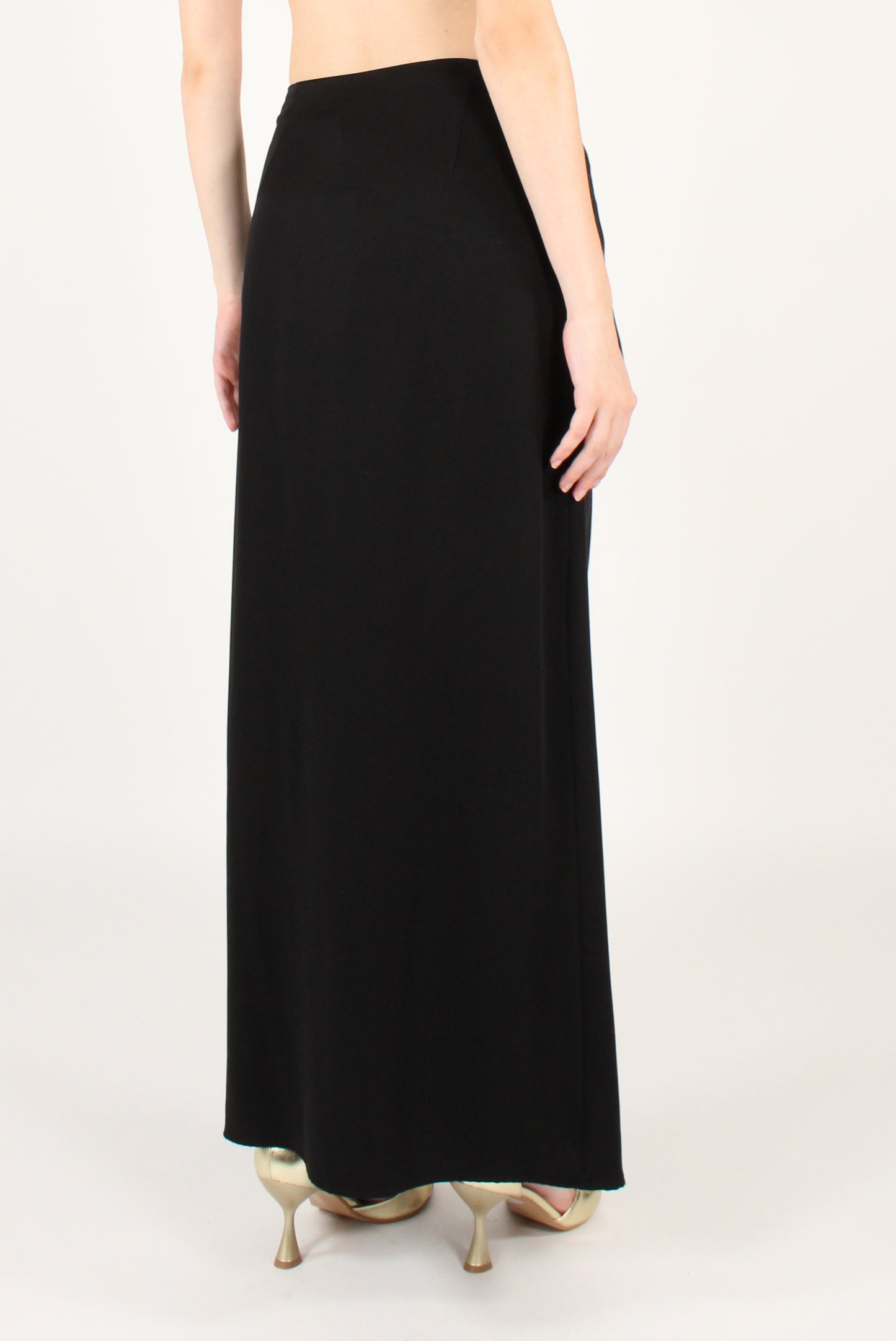 Long Plain Pareo Skirt
