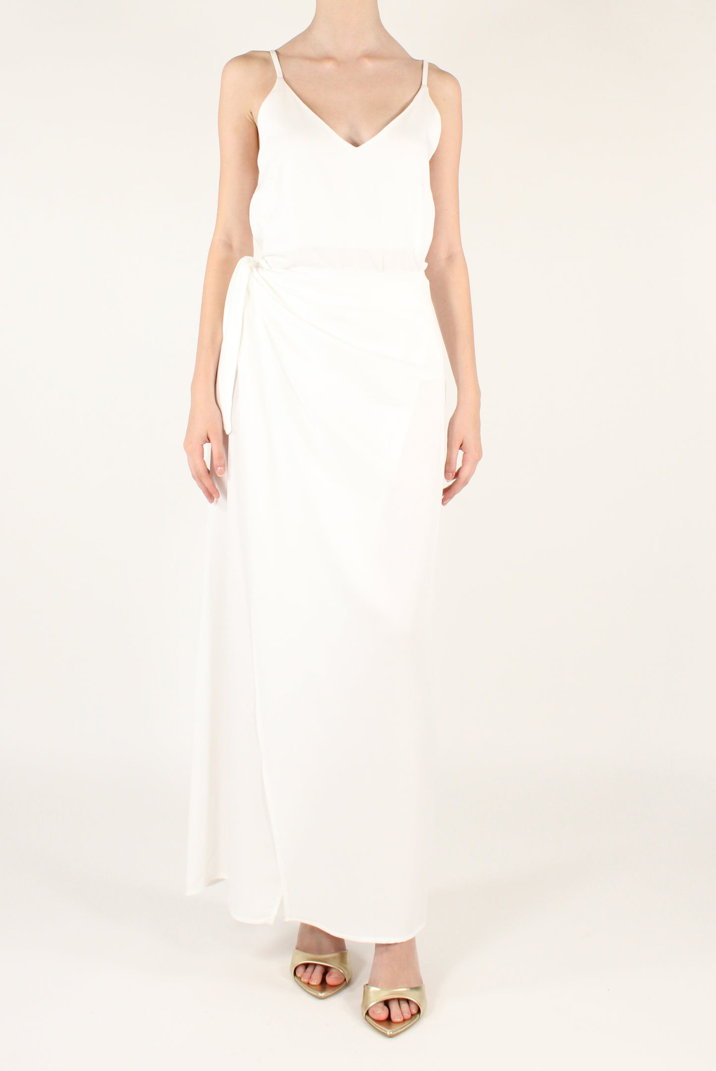 Long Plain Pareo Skirt