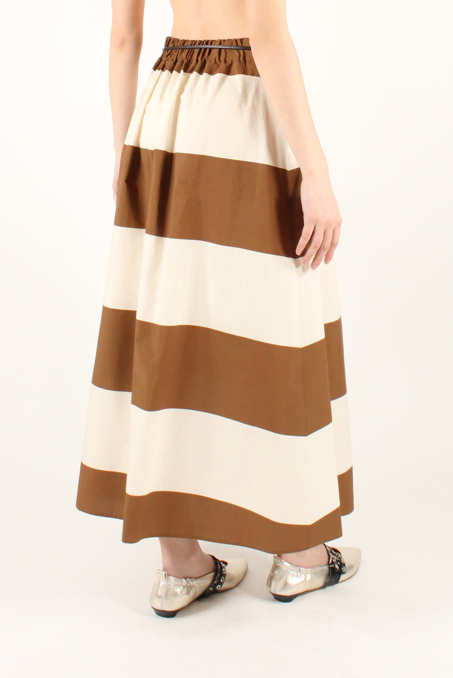 Long Skirt Wide Stripes