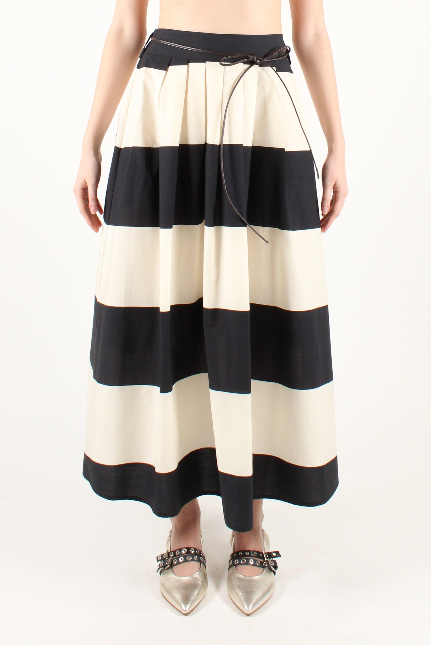 Long Skirt Wide Stripes