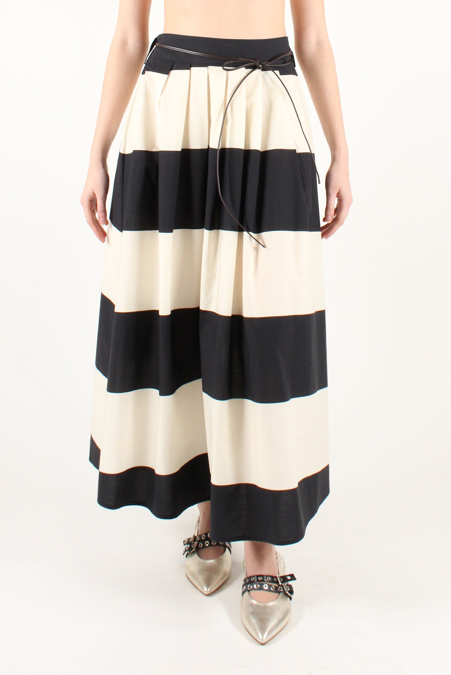 Long Skirt Wide Stripes
