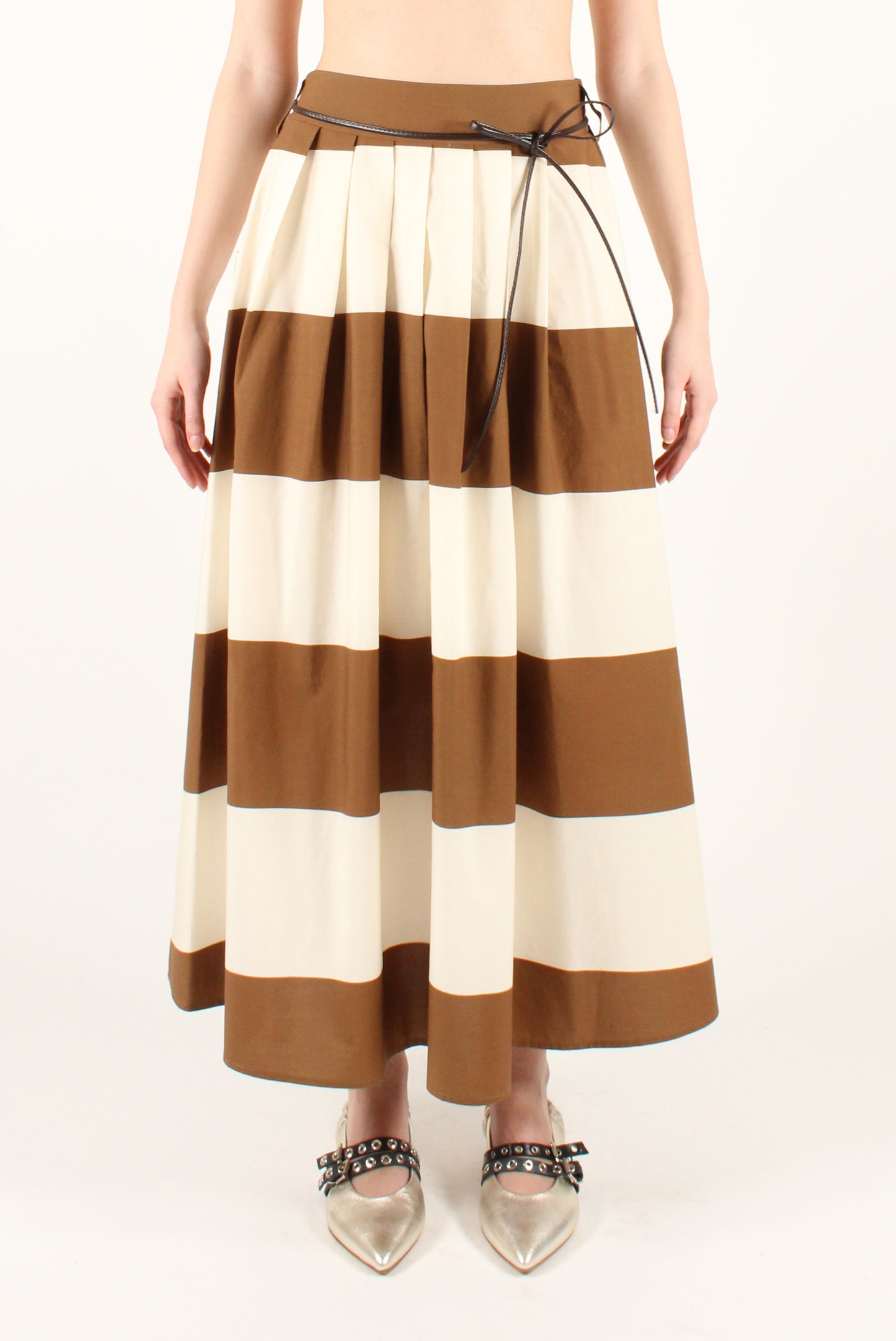 Long Skirt Wide Stripes