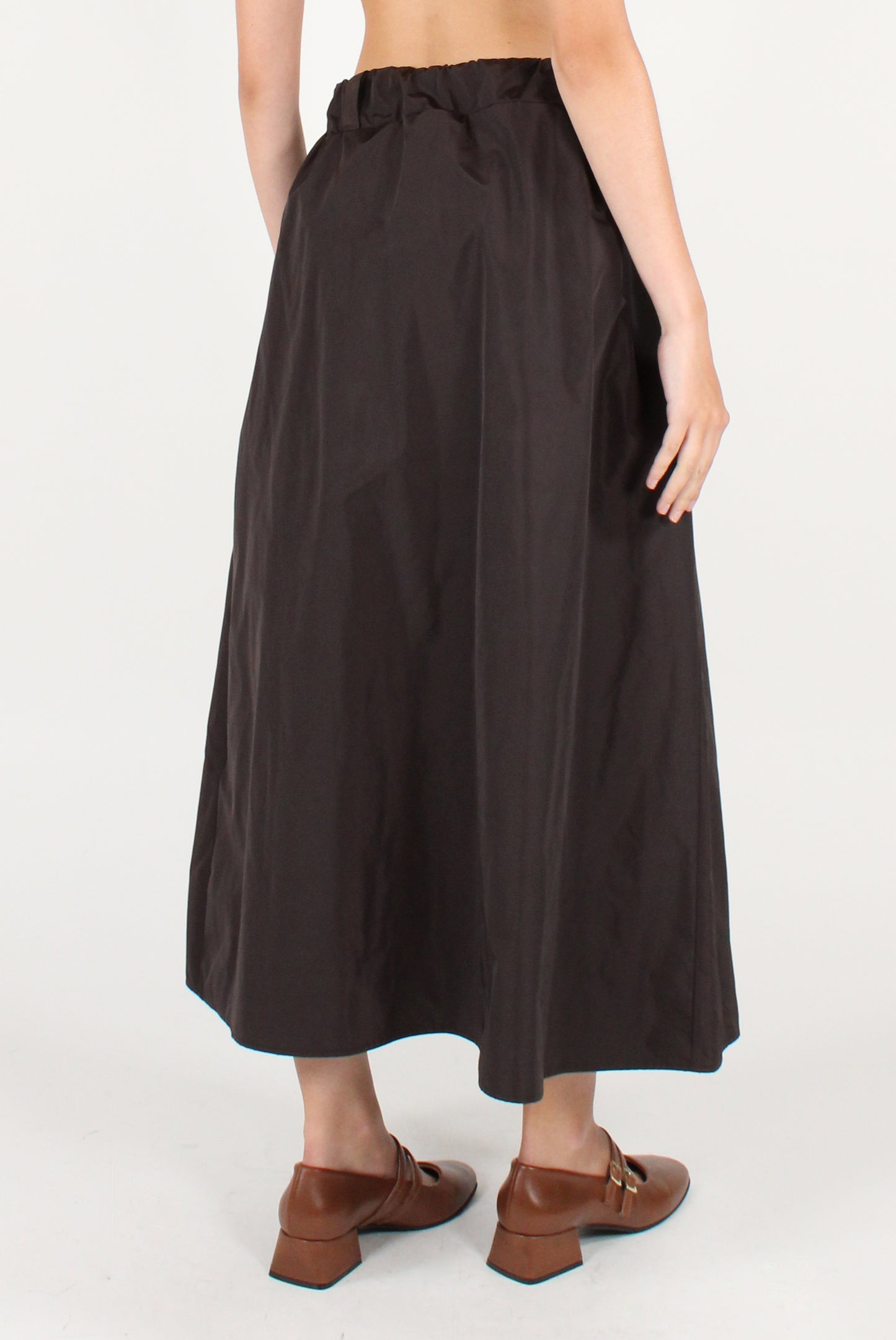Circle Skirt with Pleats